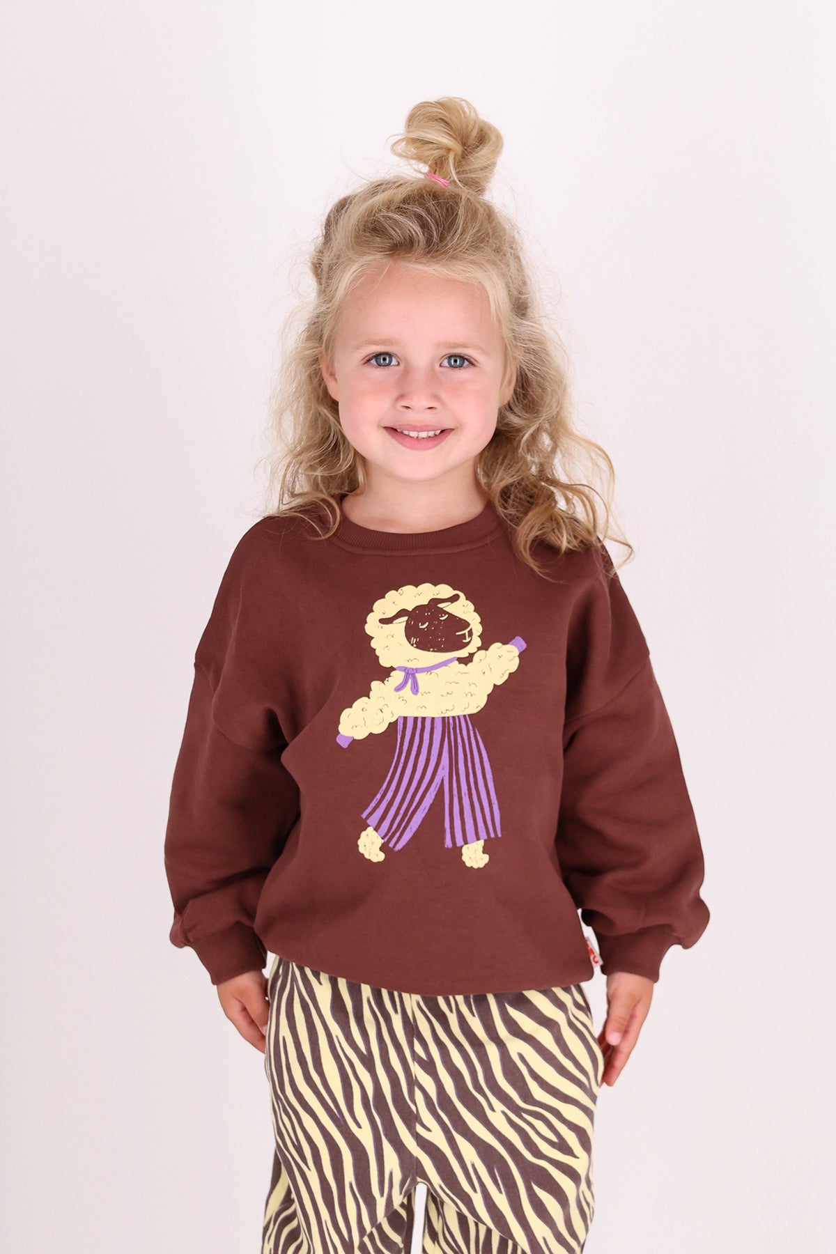 The New Chapter Billie Sweater Bruin Wild At Heart Brown Stone