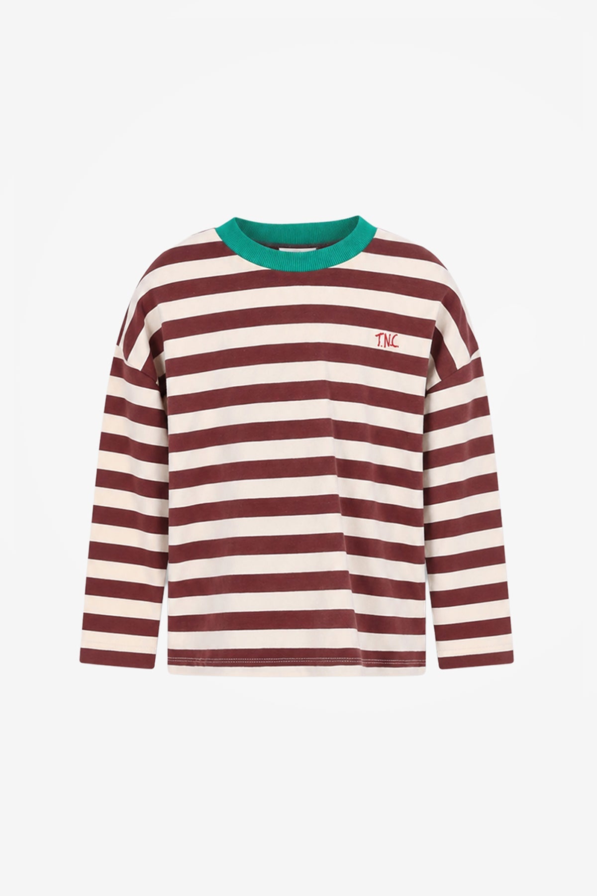 The New Chapter Lou Longsleeve Wit Wild At Heart Brownstone Stripes