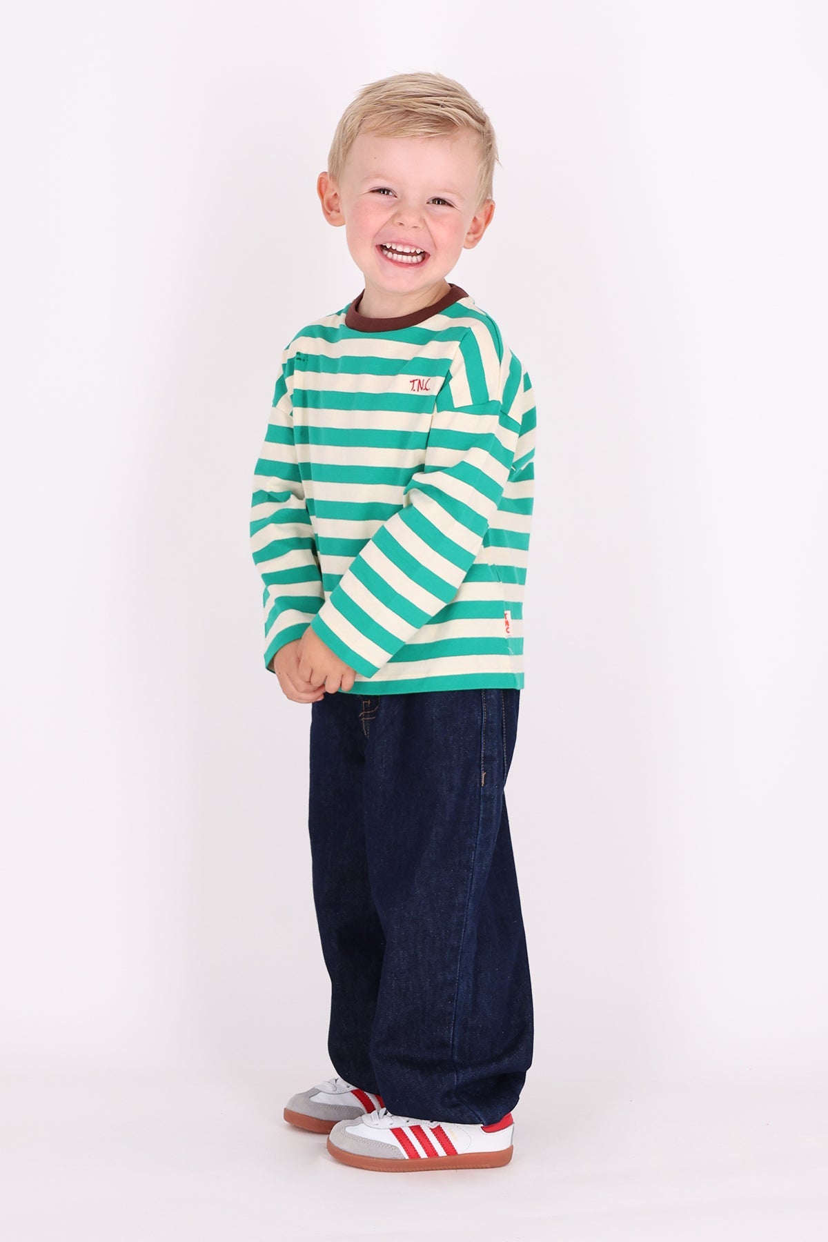 The New Chapter Lou Longsleeve Bruin Wild At Heart Parakeet Stripes