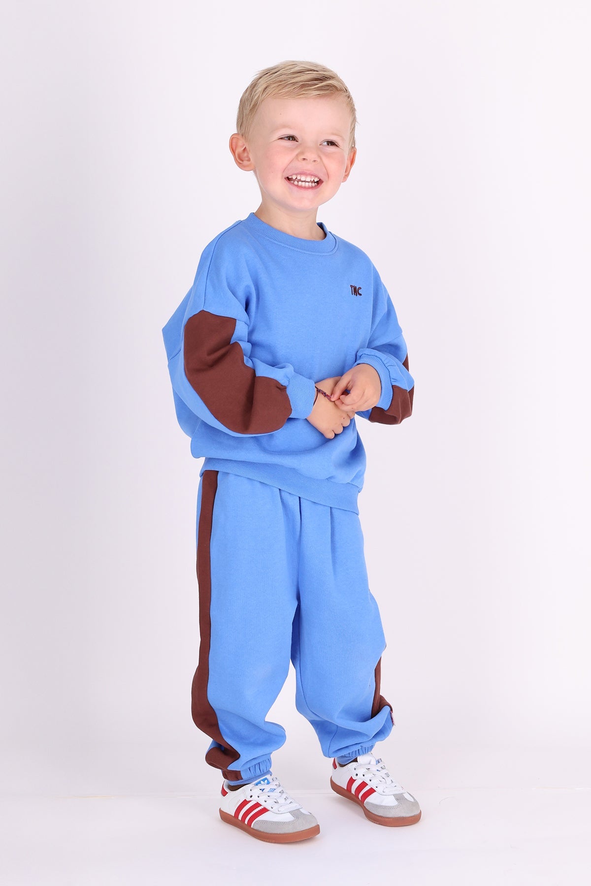The New Chapter Wolf Sweatpants Blauw Wild At Heart