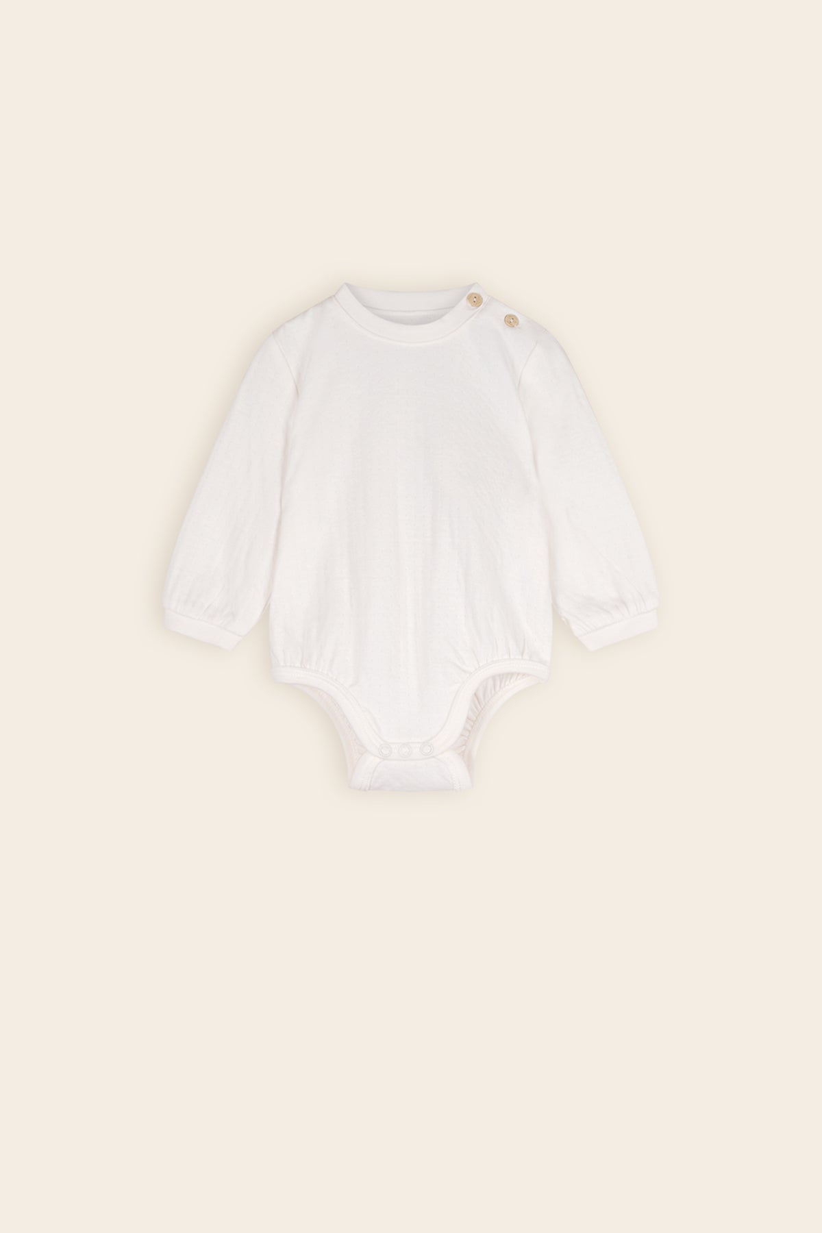 Petite Maison Scout Boxy Oversized Romper Natural White