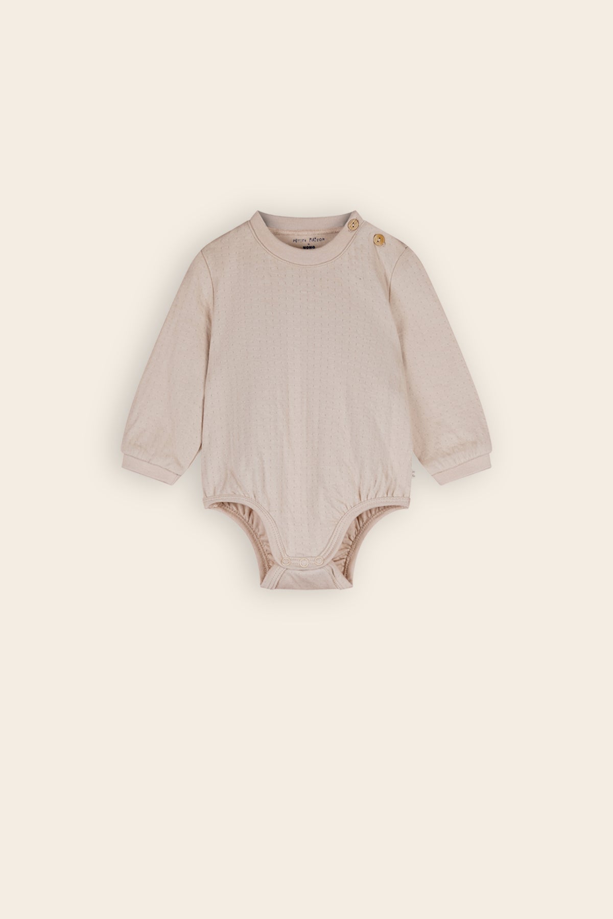 Petite Maison Scout Boxy Oversized Romper Oatmeal