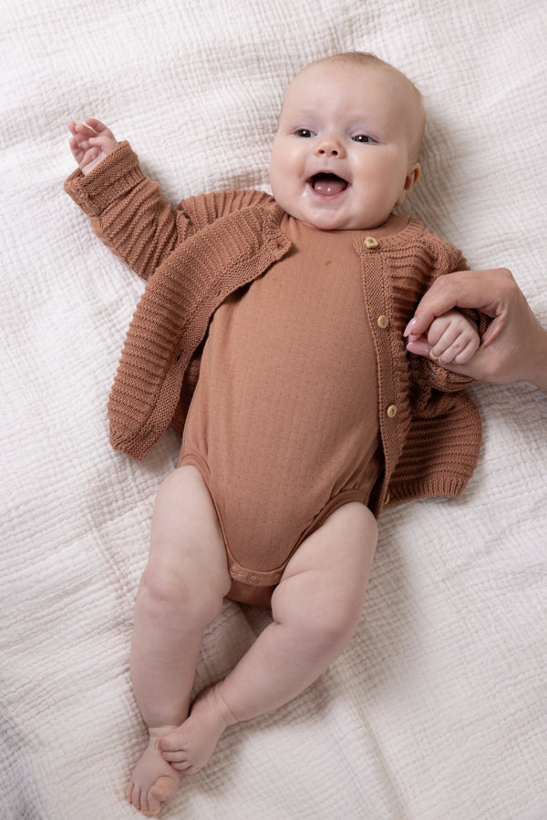 Petite Maison Scout Boxy Oversized Romper Bruin