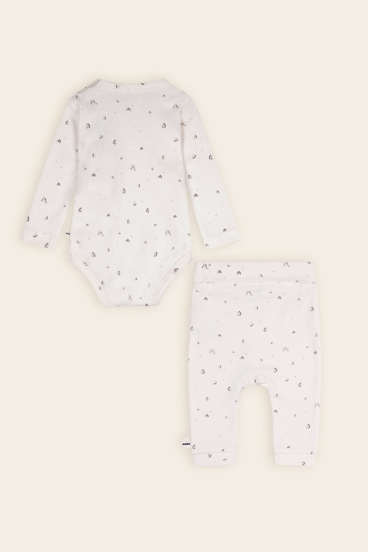 Petite Maison Stormy 2-delige Set: Romper+Jogger Legging AOP Grey