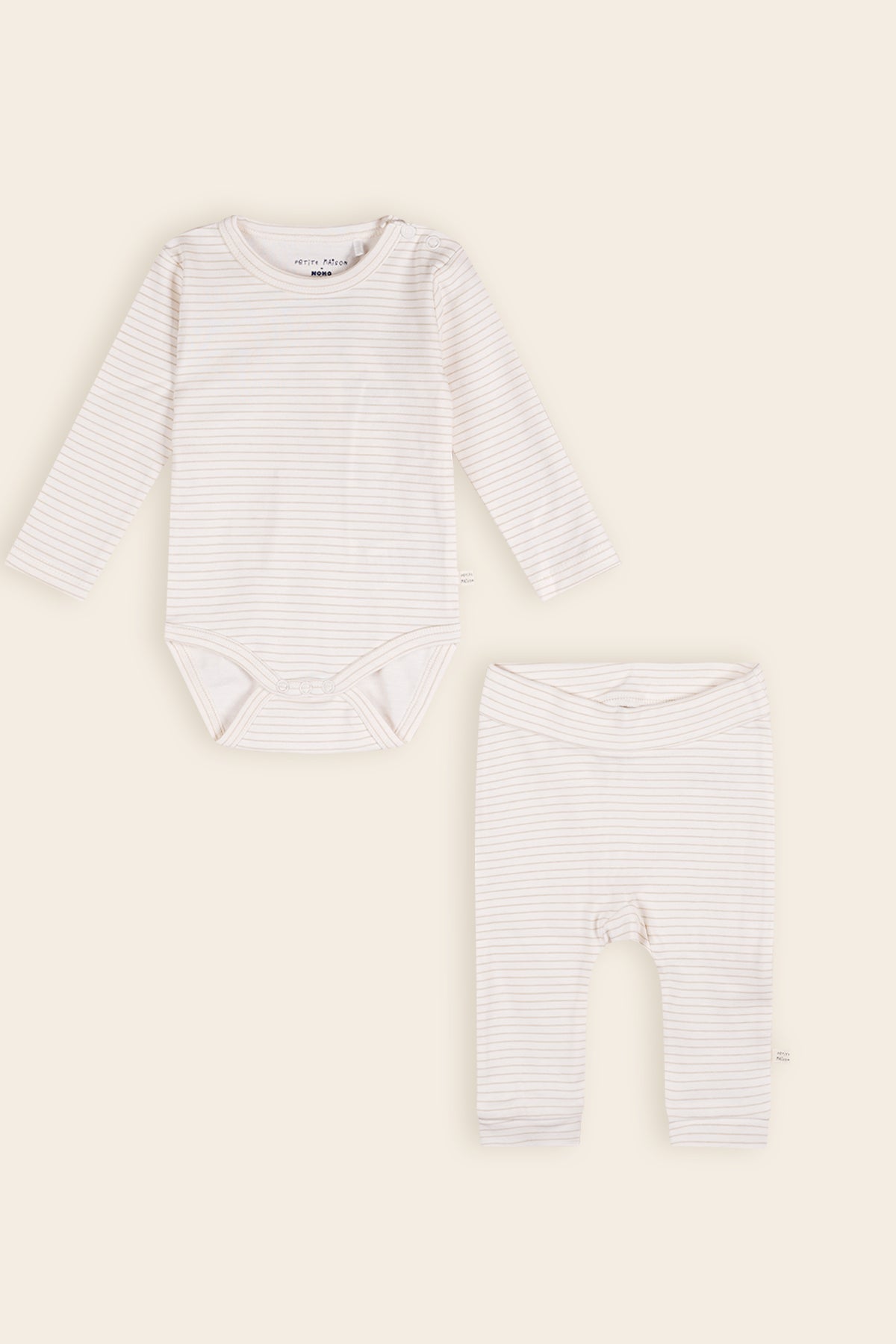 Petite Maison Stormy 2-delige Set: Romper+Jogger Legging Gestreept