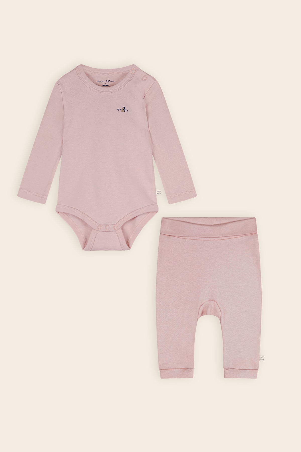 Petite Maison Stormy 2-delige Set: Romper+Jogger Legging Pastel Pink