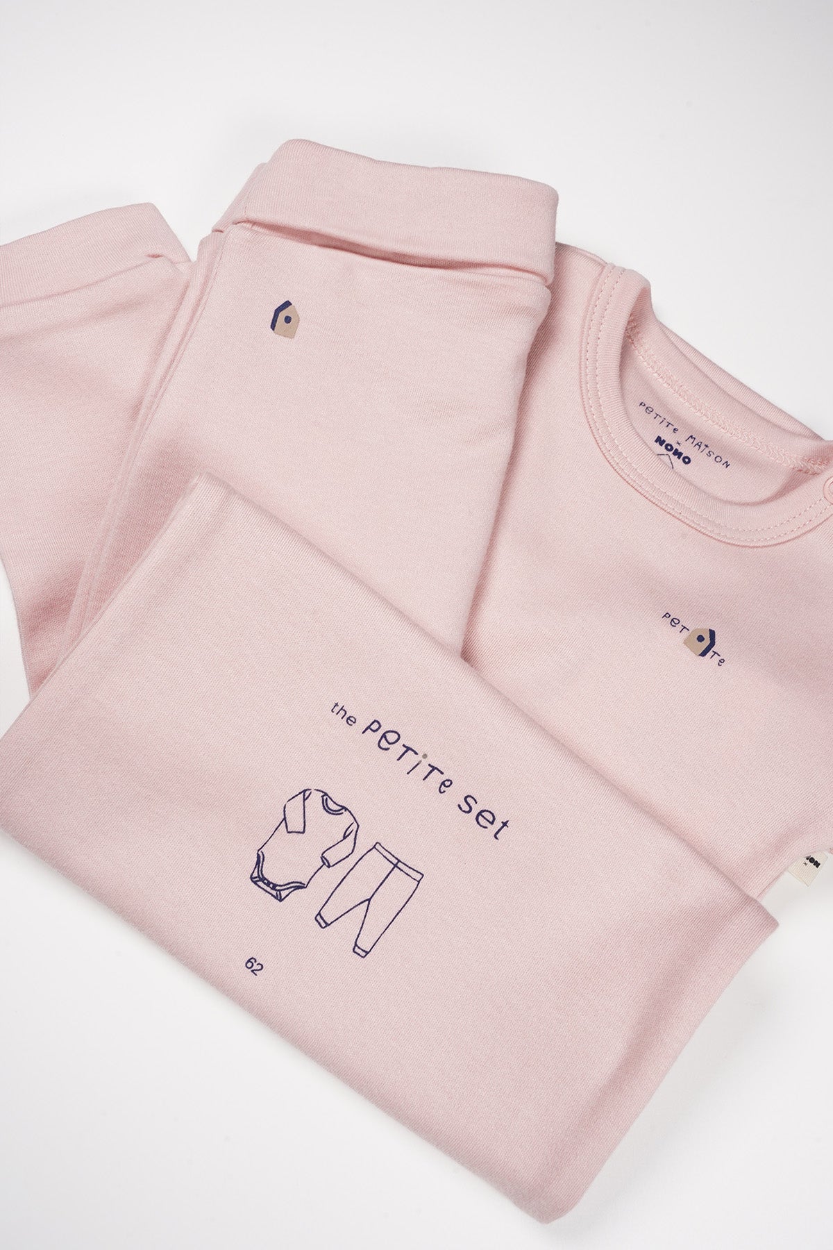 Petite Maison Stormy 2-delige Set: Romper+Jogger Legging Pastel Pink