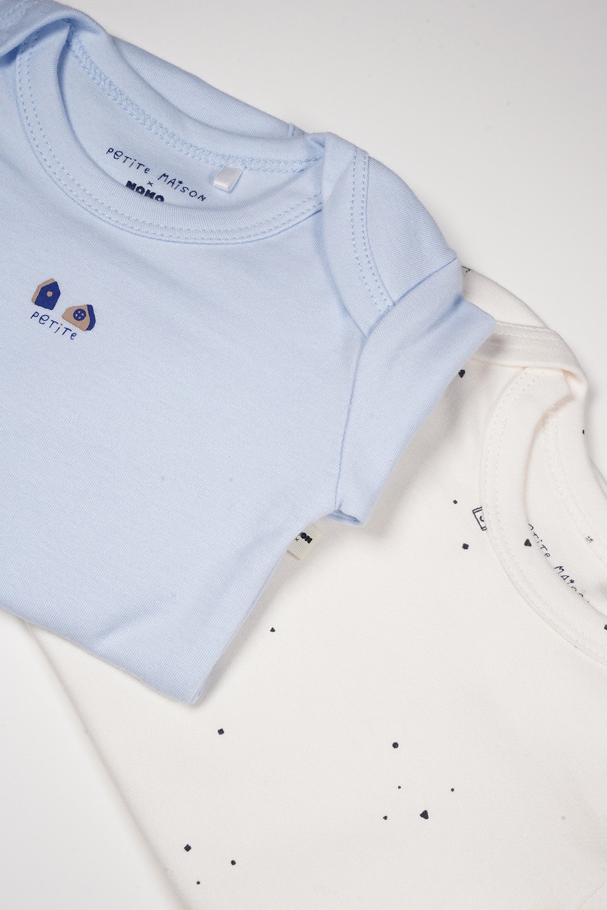 Petite Maison Shion 2-delige Romper Set Lange Mouw Heather Blue