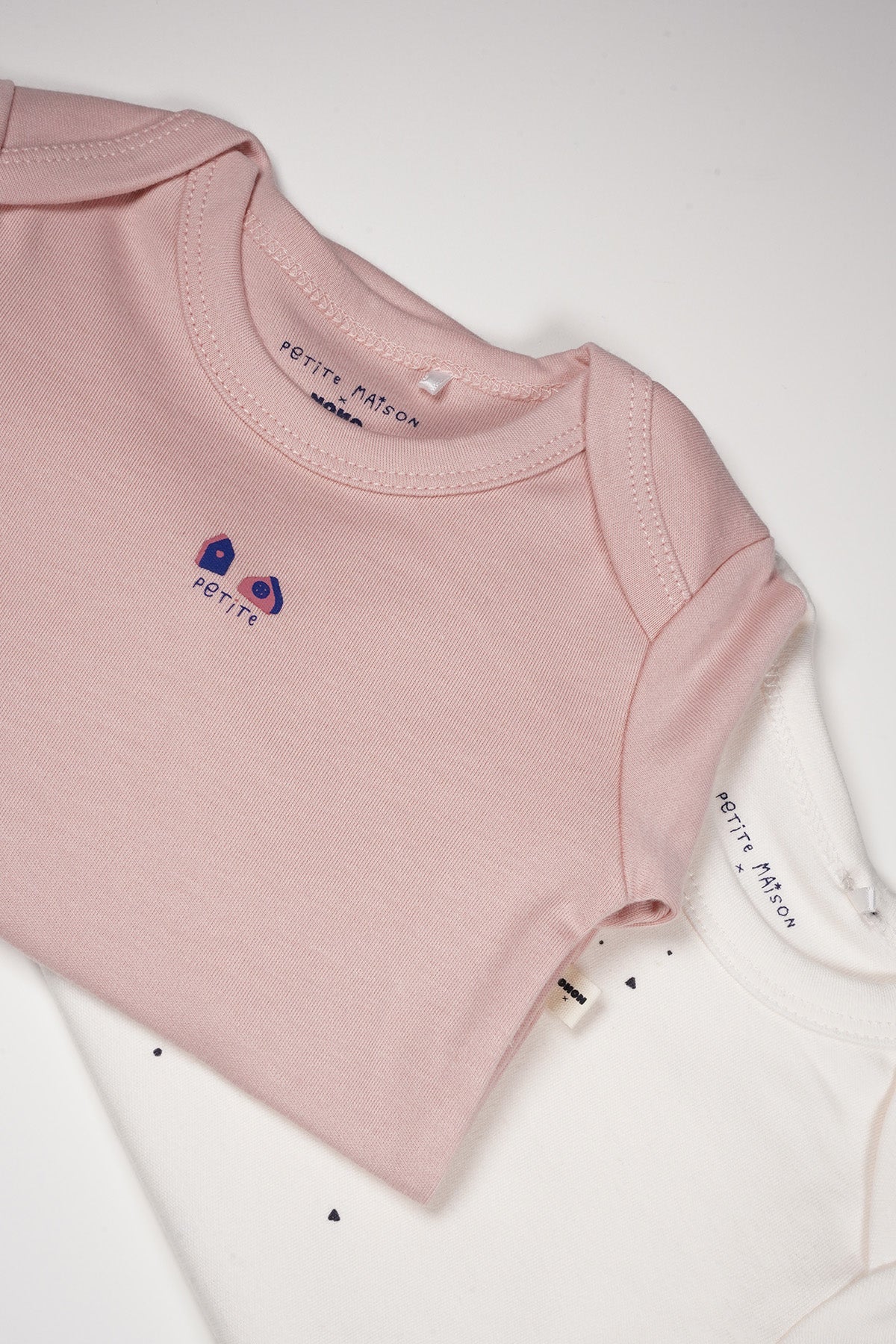 Petite Maison Shion 2-delige Romper Set Lange Mouw Pastel Pink