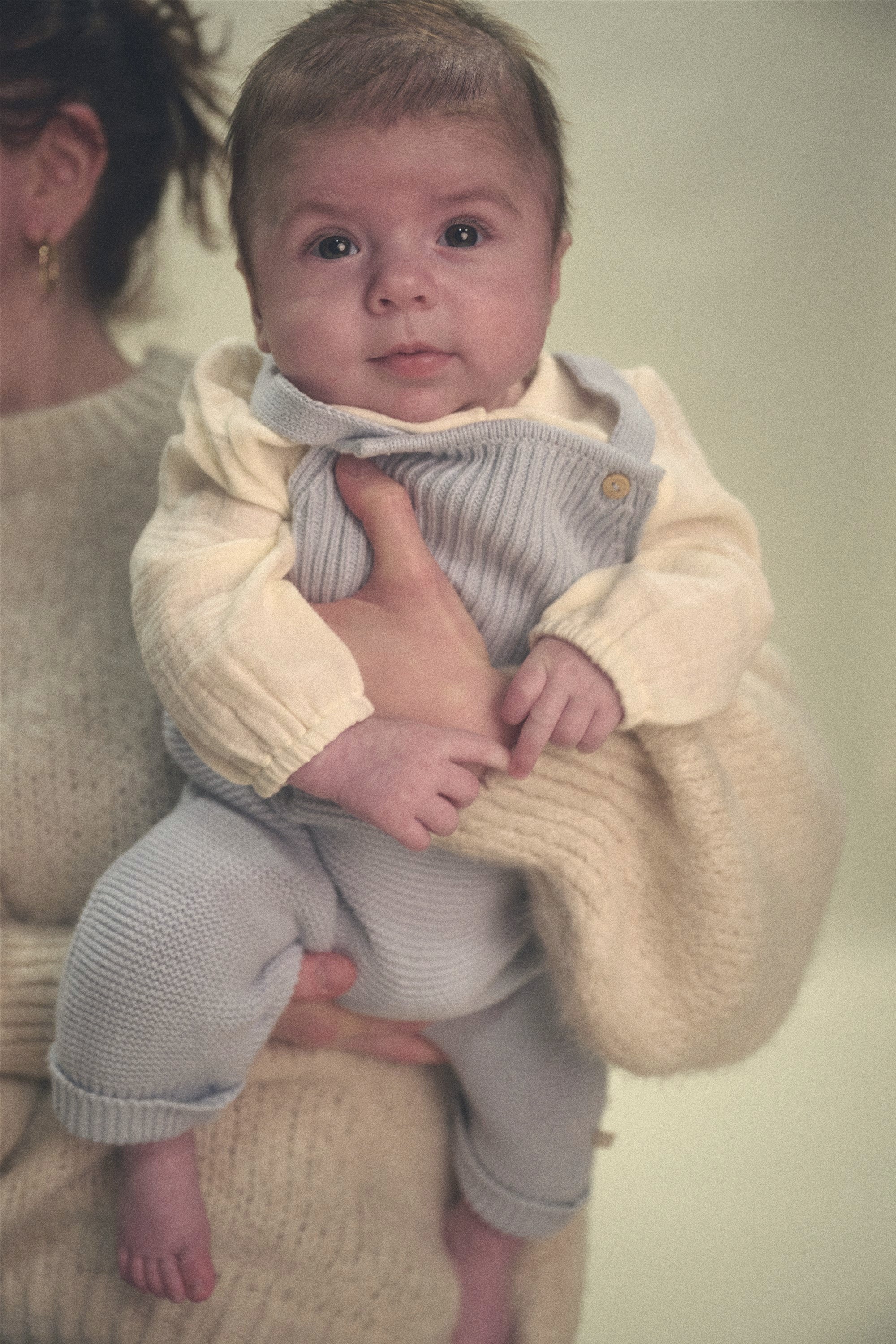 Petite Maison Seyo Gebreide Salopet Heather Blue