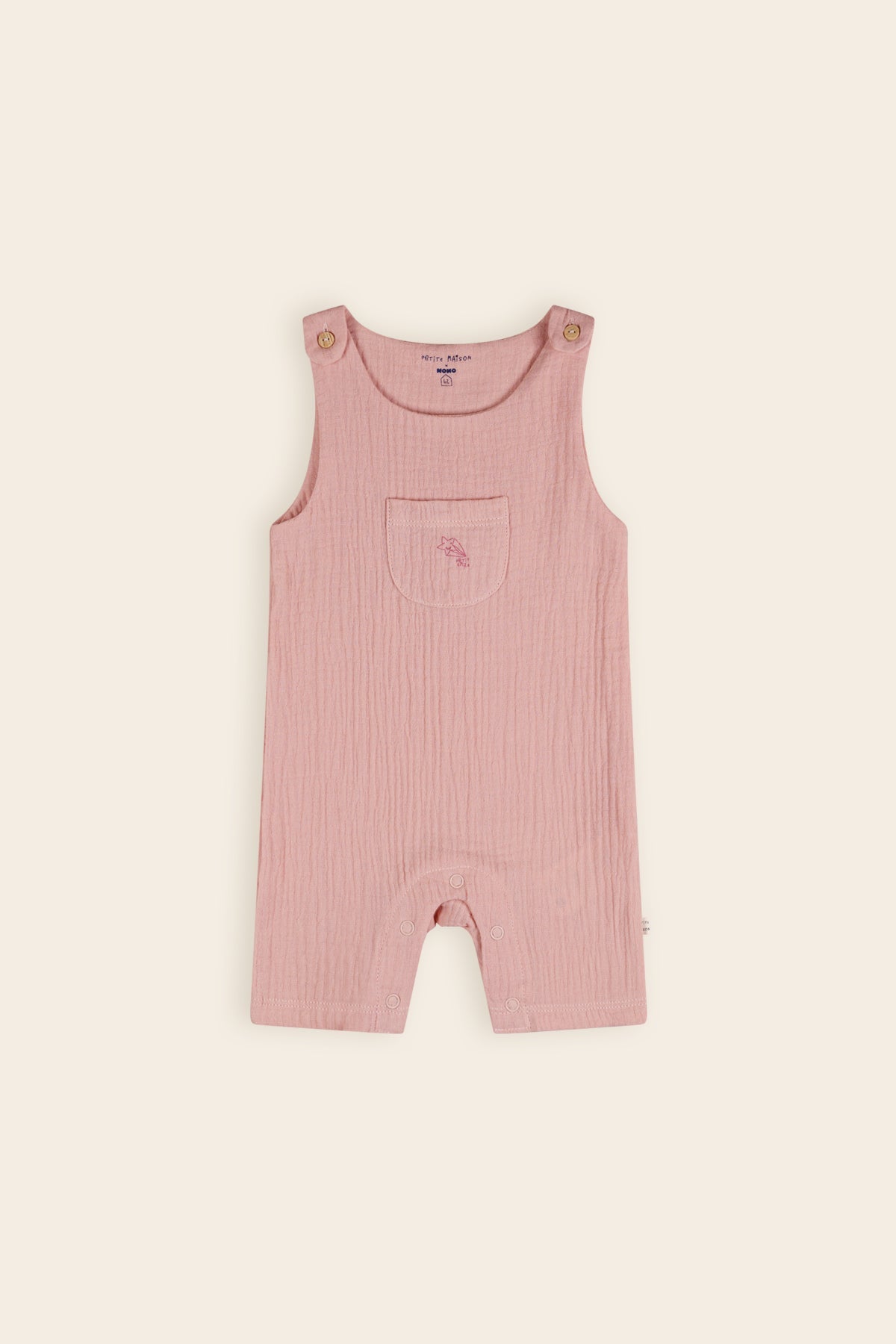 Petite Maison Sako Mousseline Speelpakje Pastel Pink
