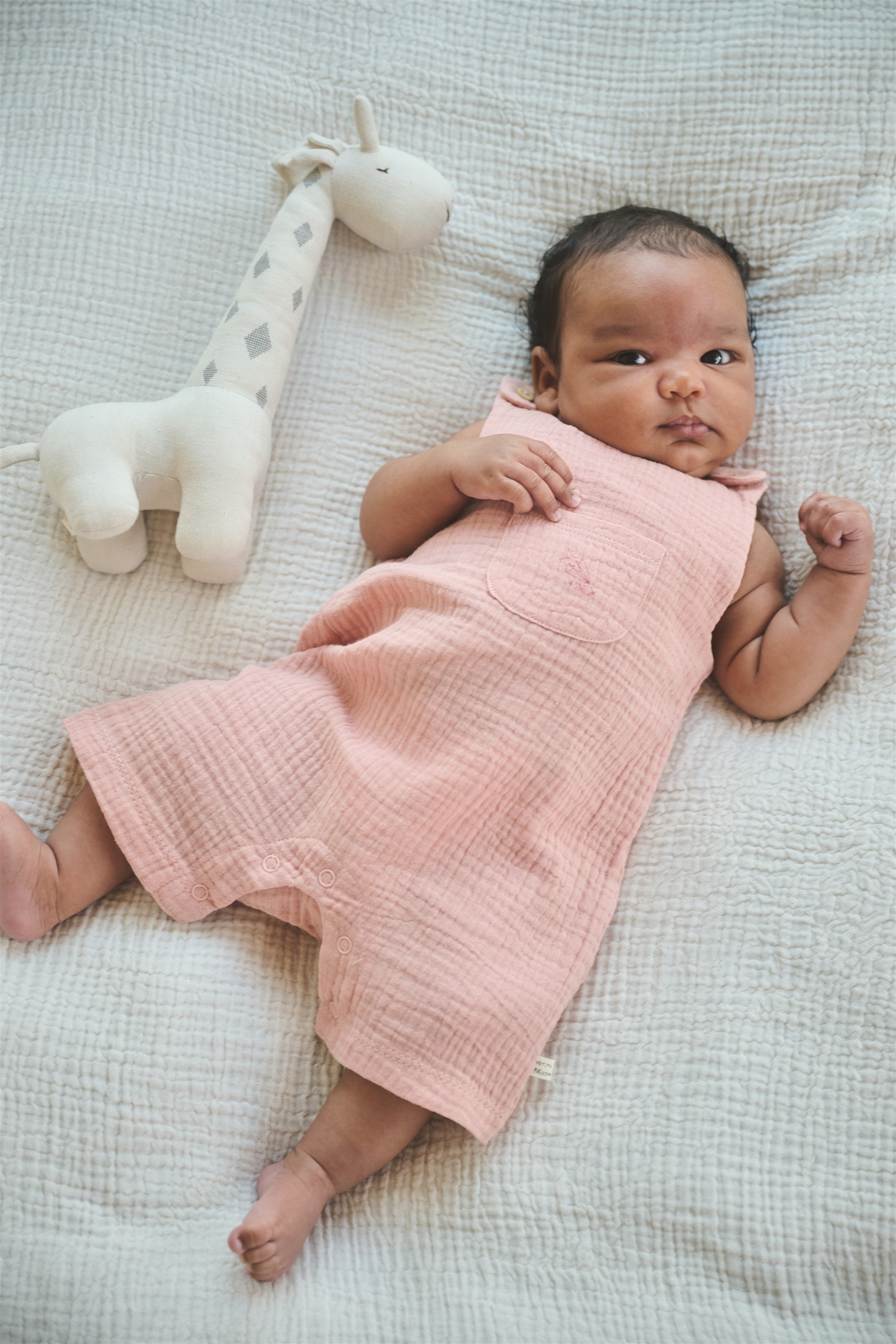 Petite Maison Sako Mousseline Speelpakje Pastel Pink