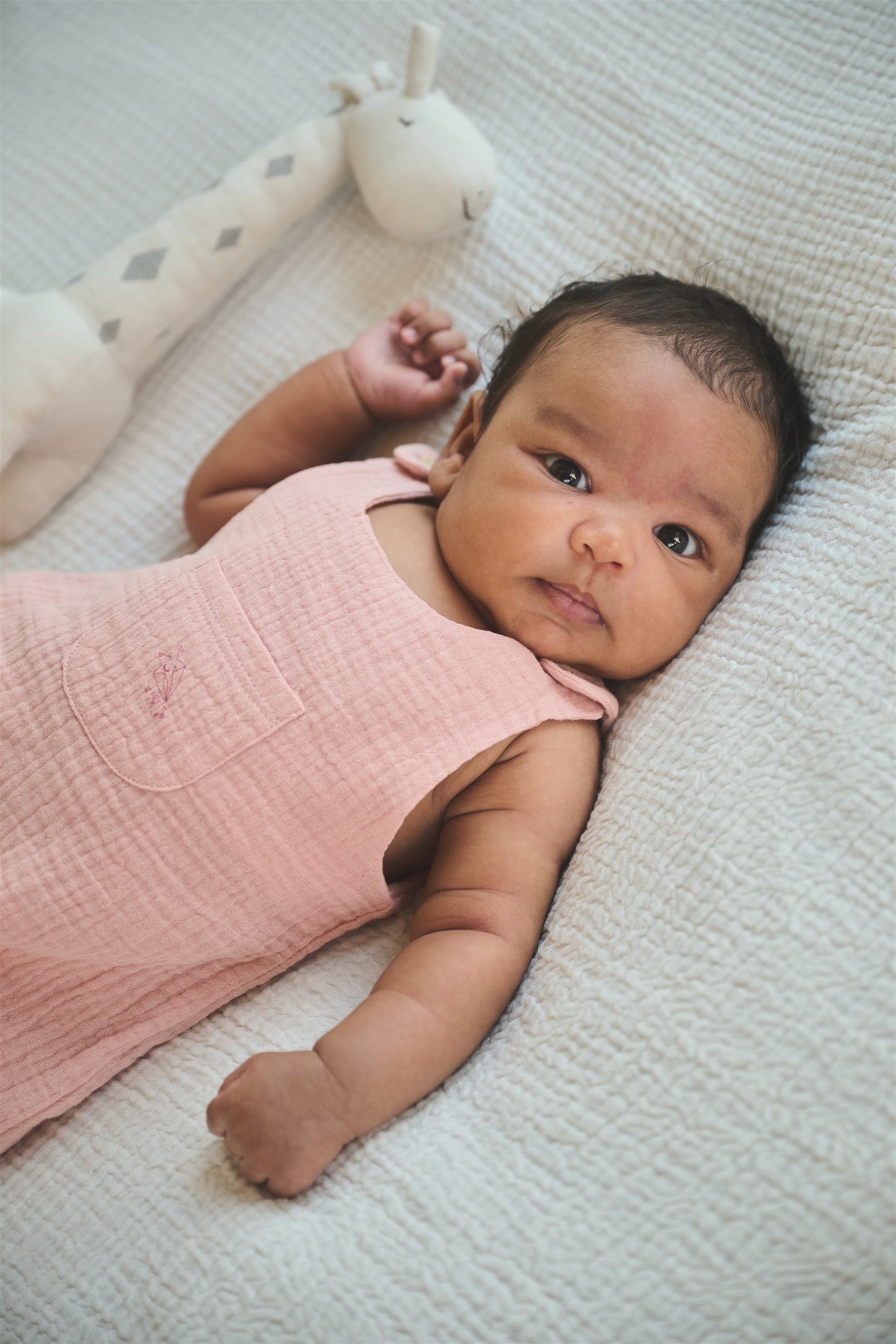 Petite Maison Sako Mousseline Speelpakje Pastel Pink