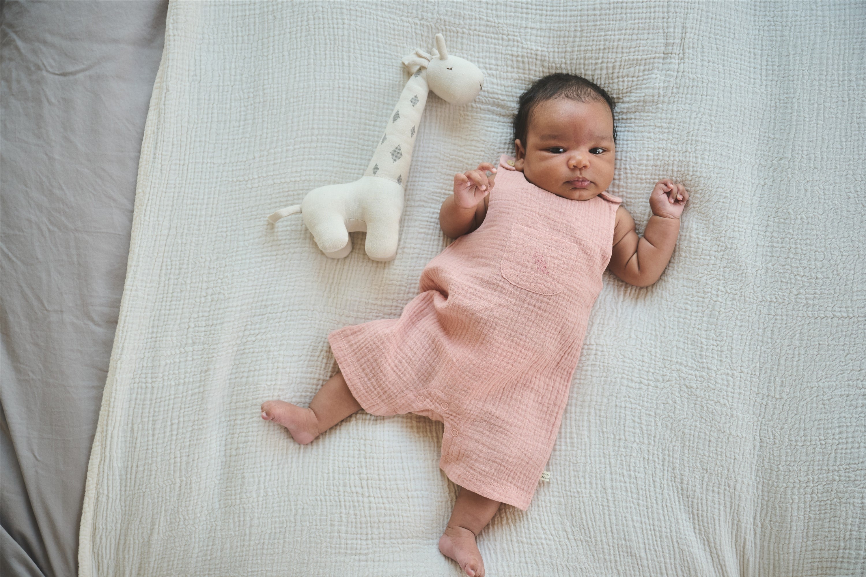 Petite Maison Sako Mousseline Speelpakje Pastel Pink