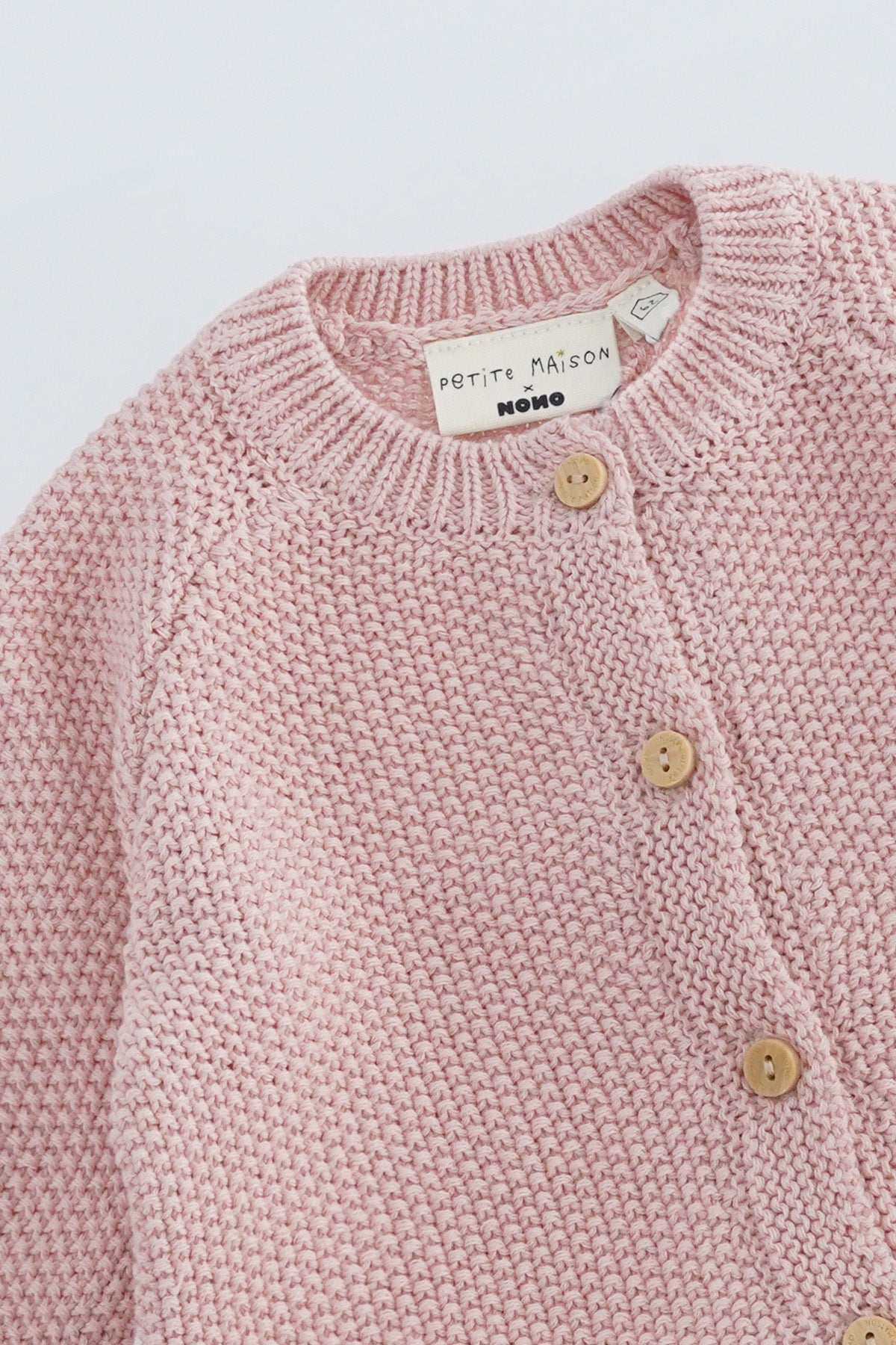 Petite Maison Kimo Gebreid Vest met Ruffle Roze