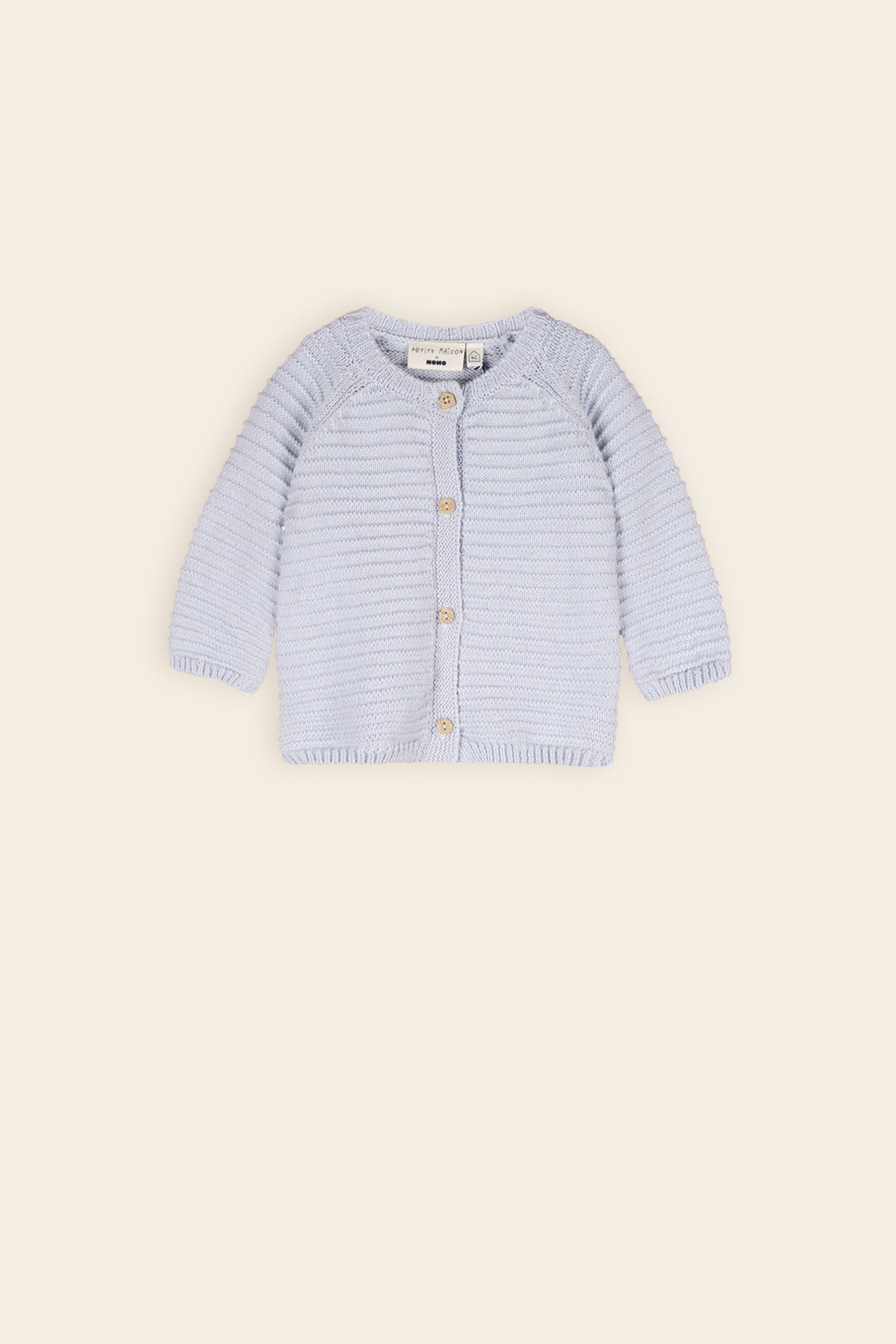 Petite Maison Kiki Gebreid Vest Heather Blue