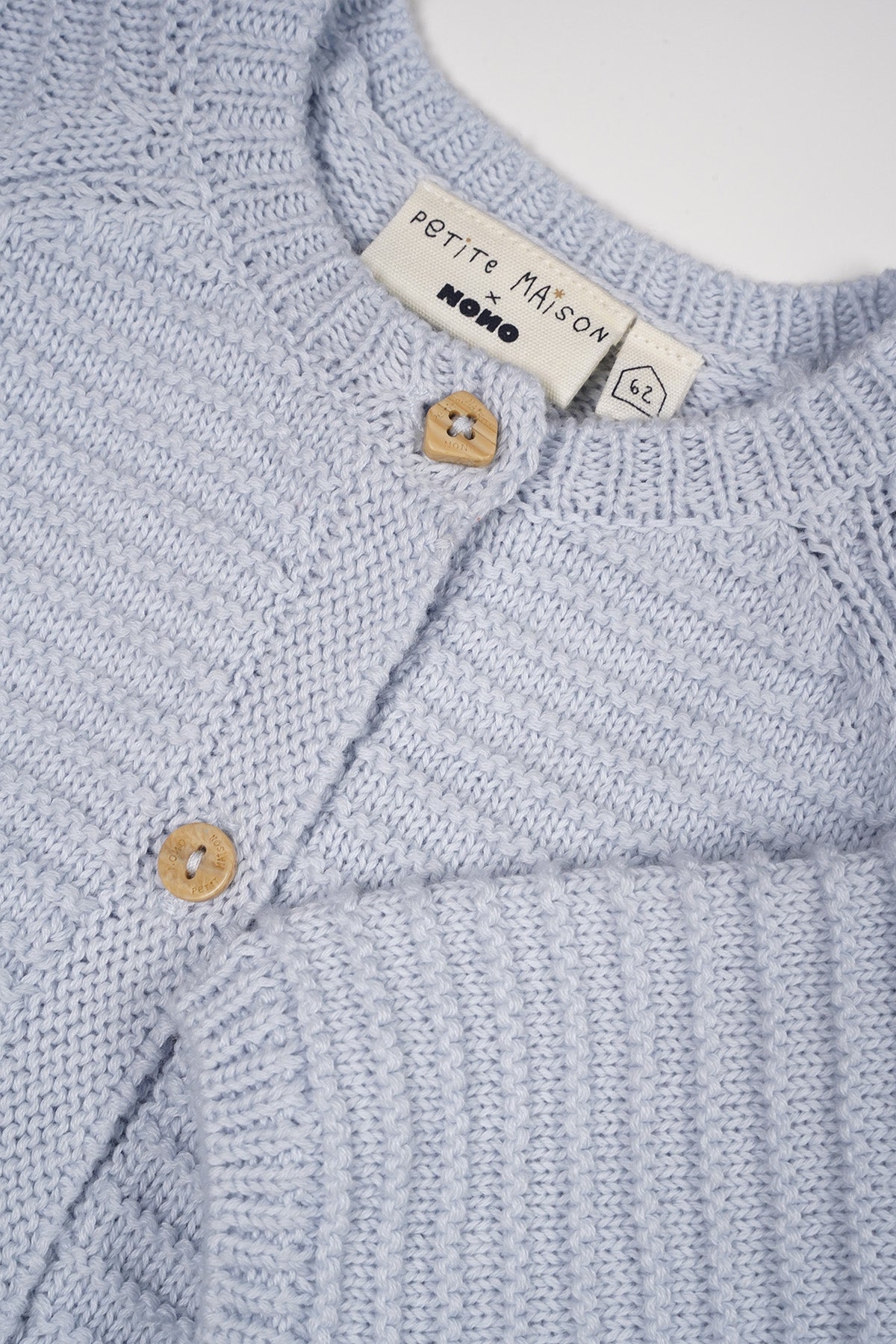 Petite Maison Kiki Gebreid Vest Heather Blue