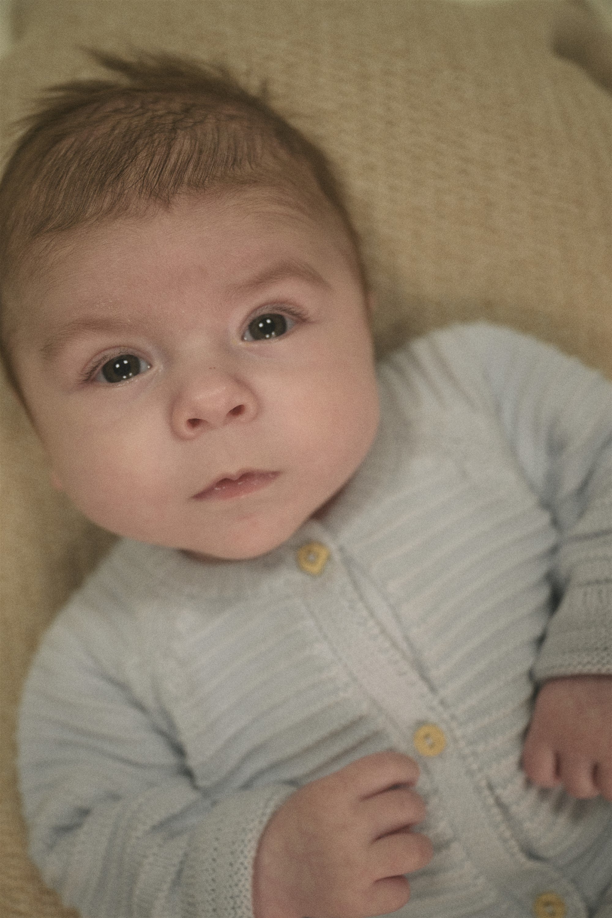 Petite Maison Kiki Gebreid Vest Heather Blue