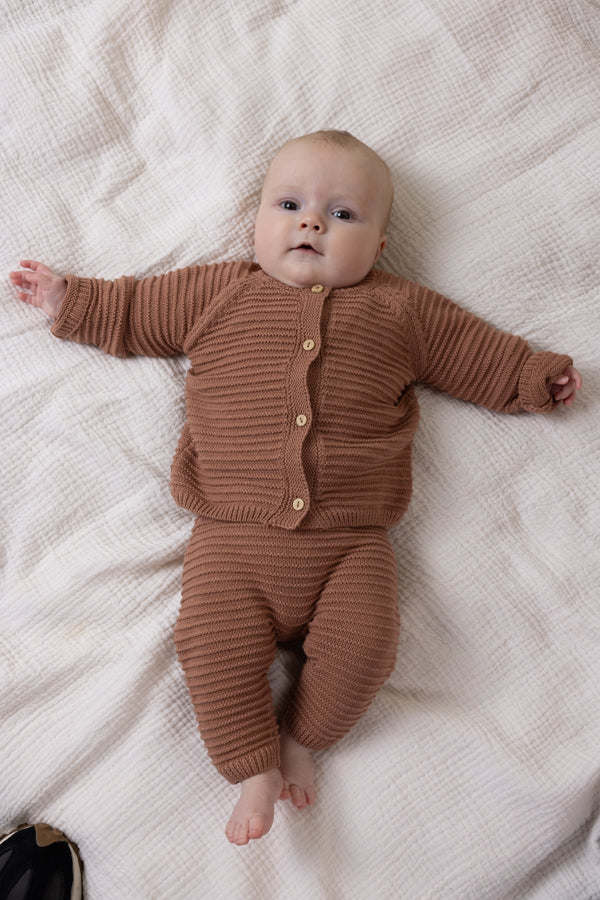 Petite Maison Kiki Gebreid Vest Bruin