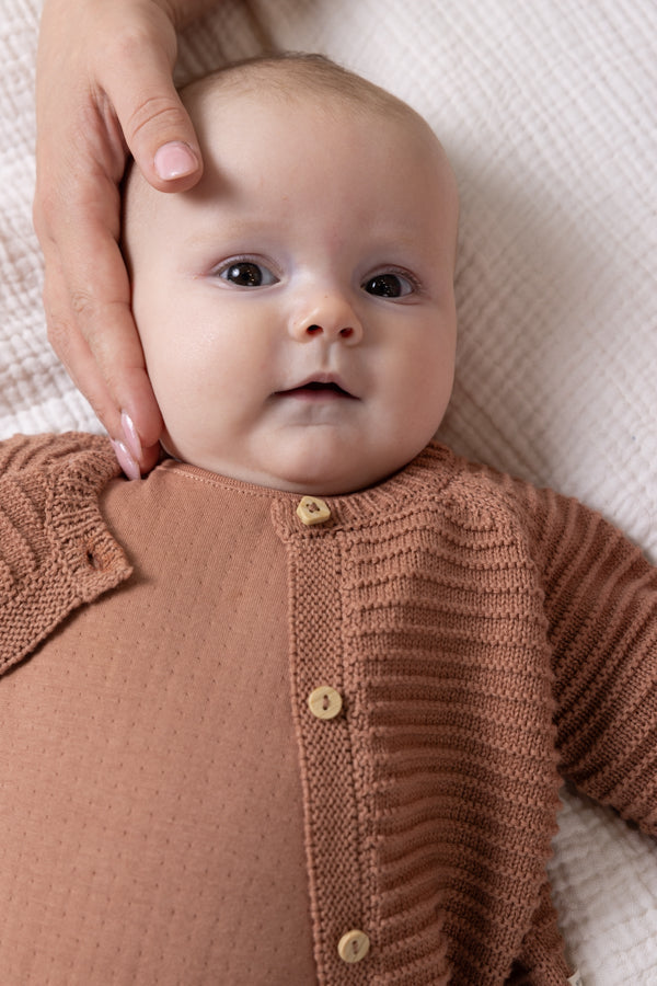 Petite Maison Kiki Gebreid Vest Bruin