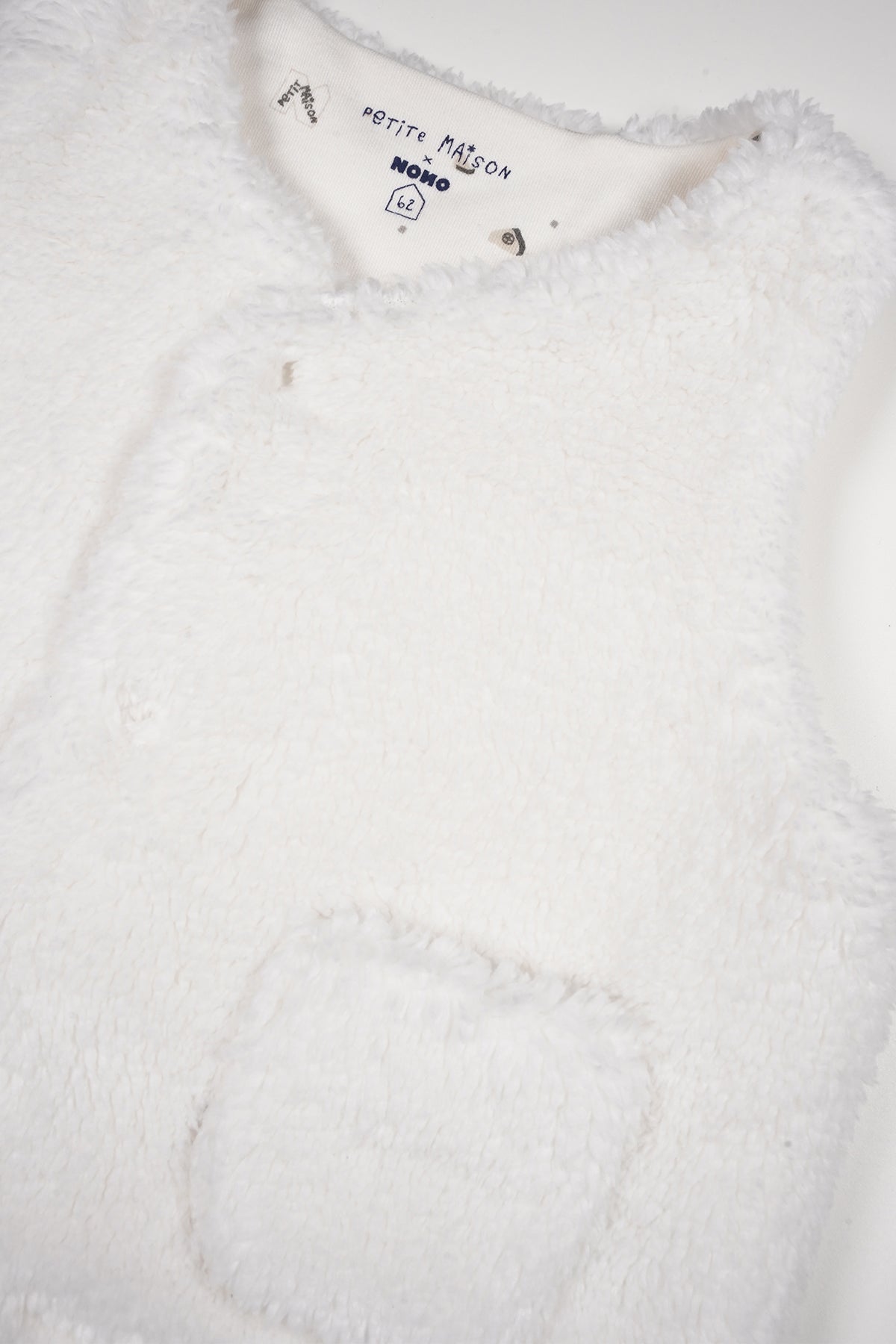 Petite Maison Kato Teddy Gilet Natural White