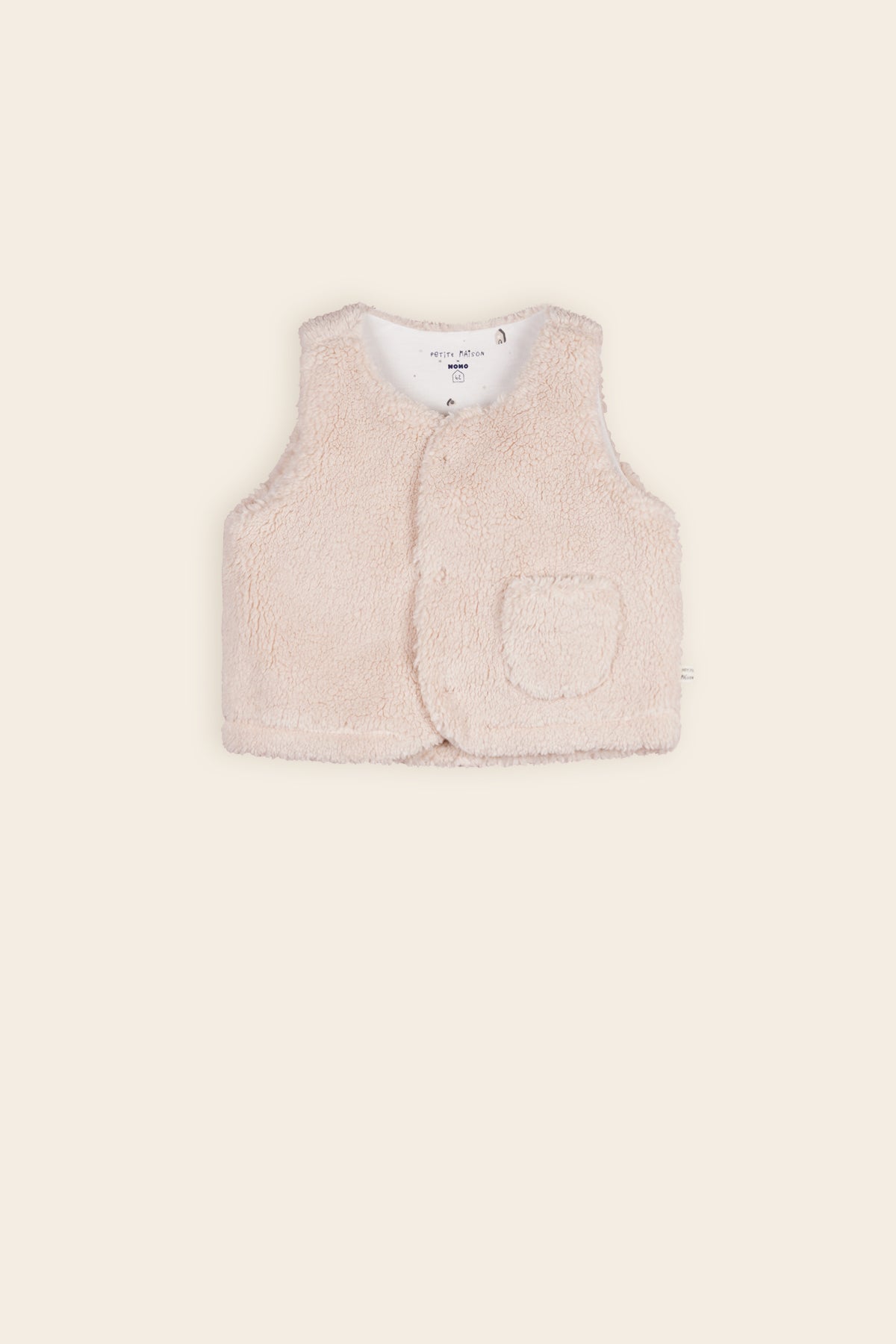 Petite Maison Kato Teddy Gilet Oatmeal