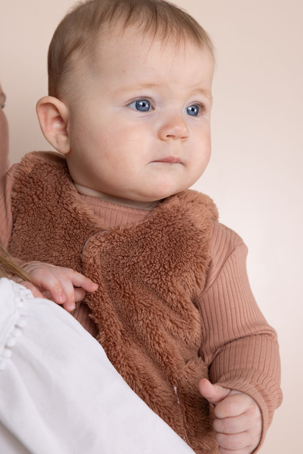 Petite Maison Kato Teddy Gilet Bruin