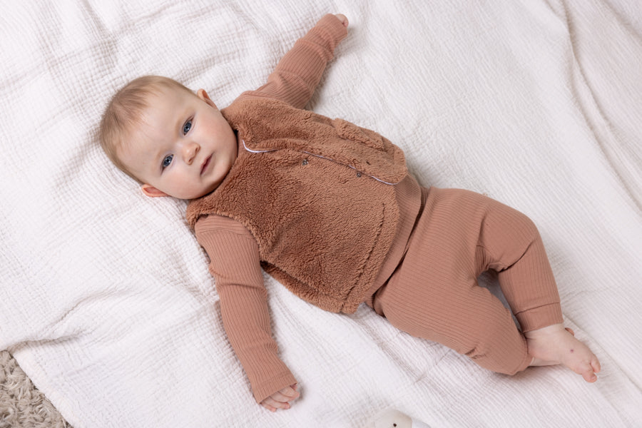 Petite Maison Kato Teddy Gilet Bruin