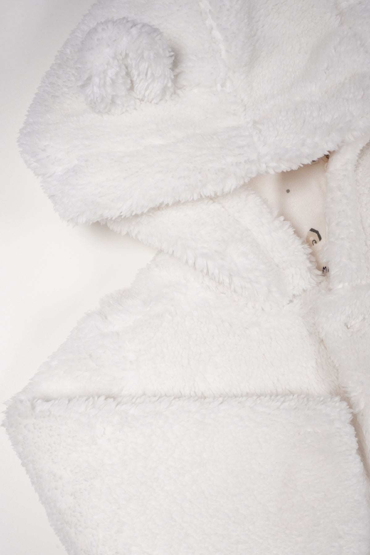 Petite Maison Keddy Teddy Jasje met Capuchon Natural White