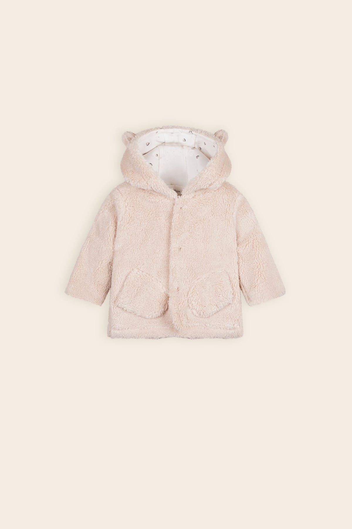 Petite Maison Keddy Teddy Jasje met Capuchon Oatmeal