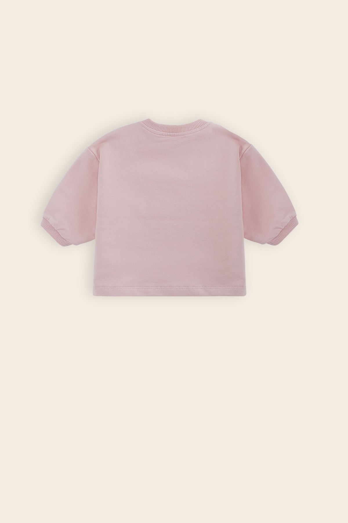 Petite Maison Ker Roomy Sweater met Vogel print Roze