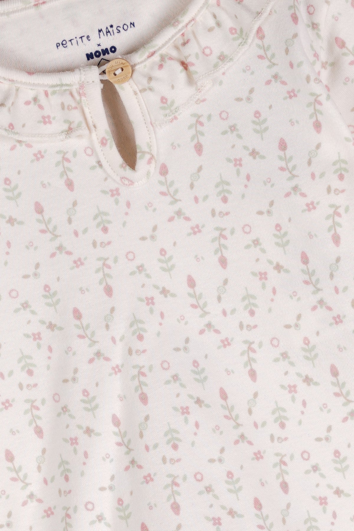 Petite Maison Kaya Tshirt met Ruffle Detail Bloemen AOP