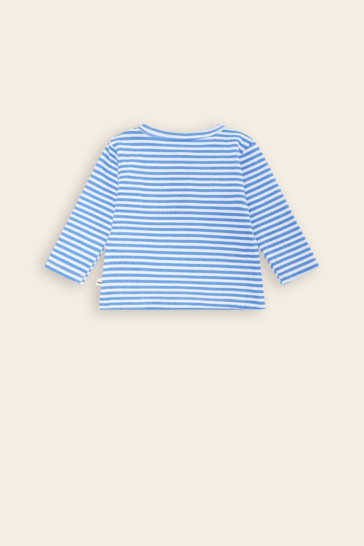 Petite Maison Ko Tshirt met Knoopjes Strepenprint Blauw