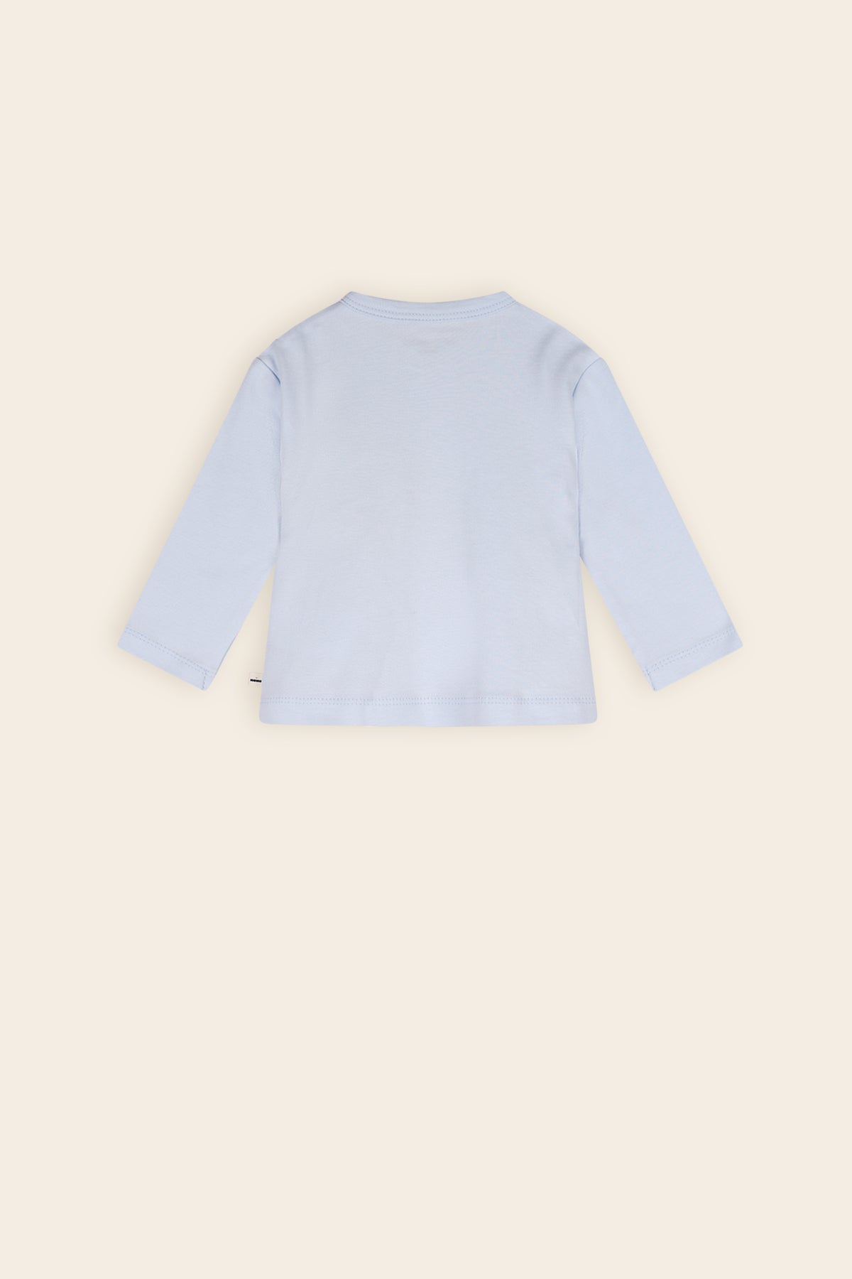 Petite Maison Ko Tshirt met Knoopjes Heather Blue