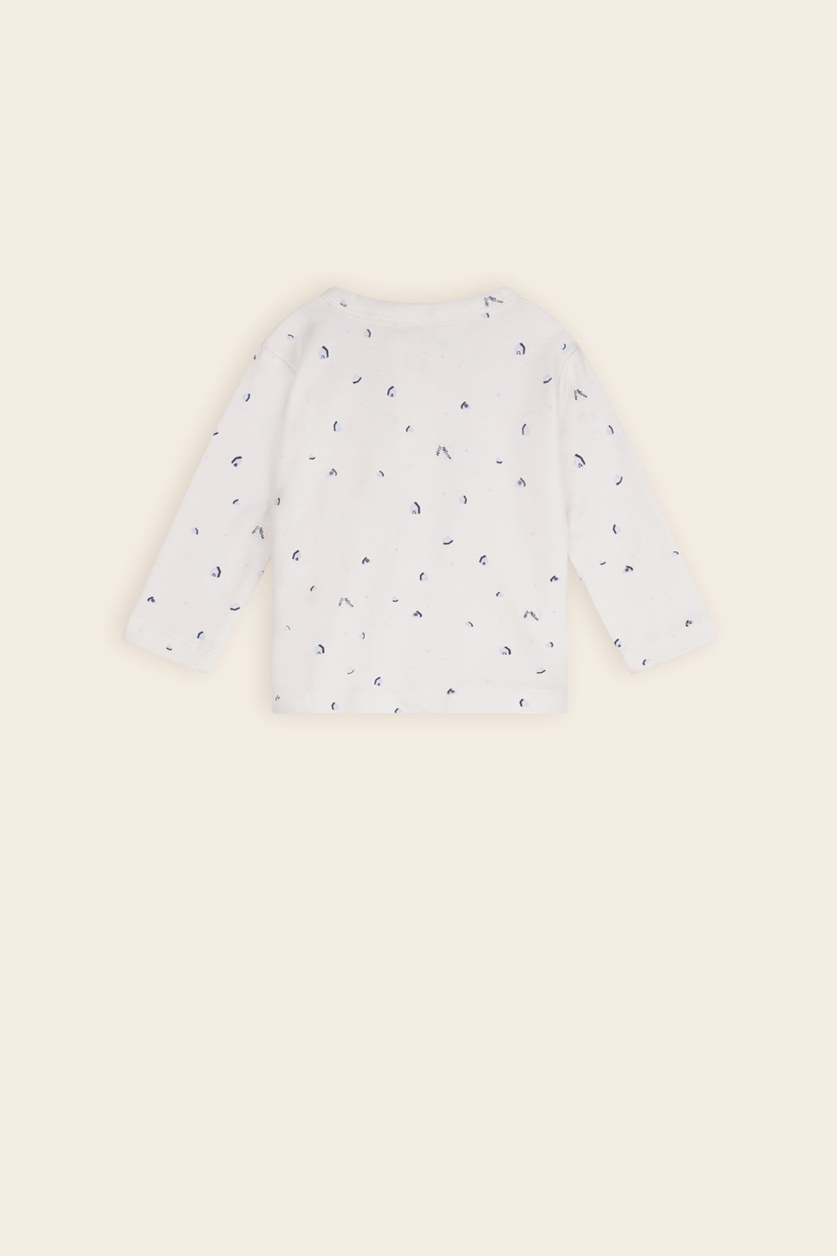 Petite Maison Ko Tshirt met Knoopjes AOP Blue