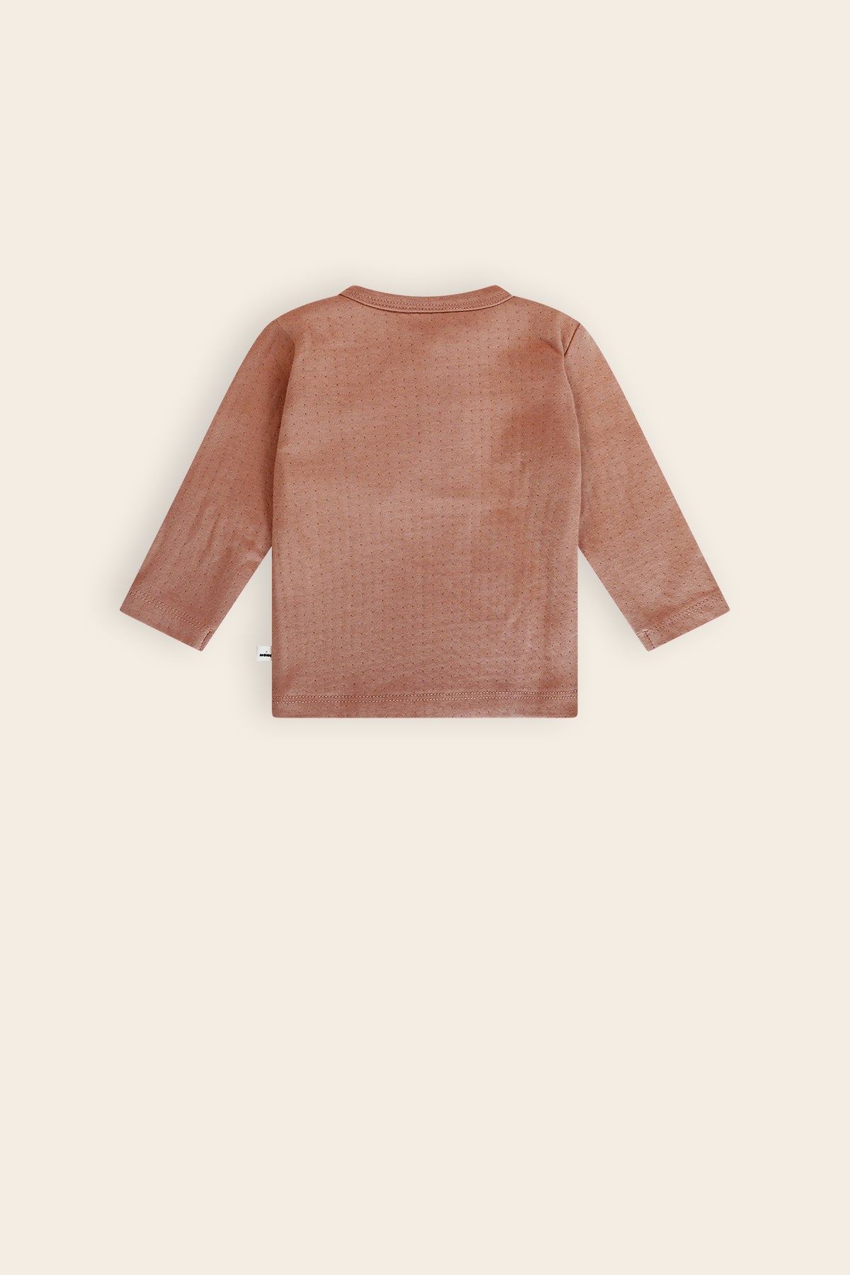 Petite Maison Ko Tshirt met Knoopjes Bruin