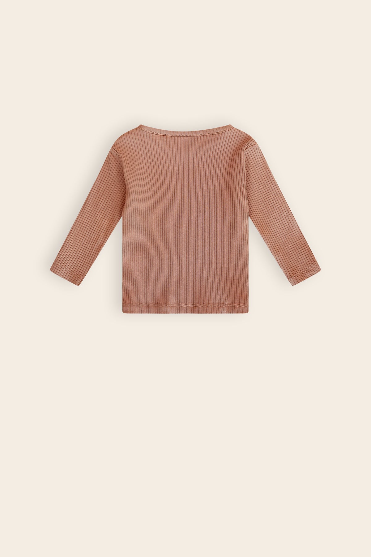 Petite Maison Kokai Rib Jersey Tshirt Bruin