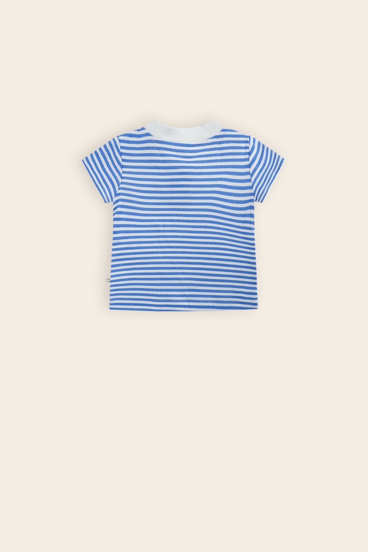 Kaia Tshirt Zeemanskraag Blauw Gestreept