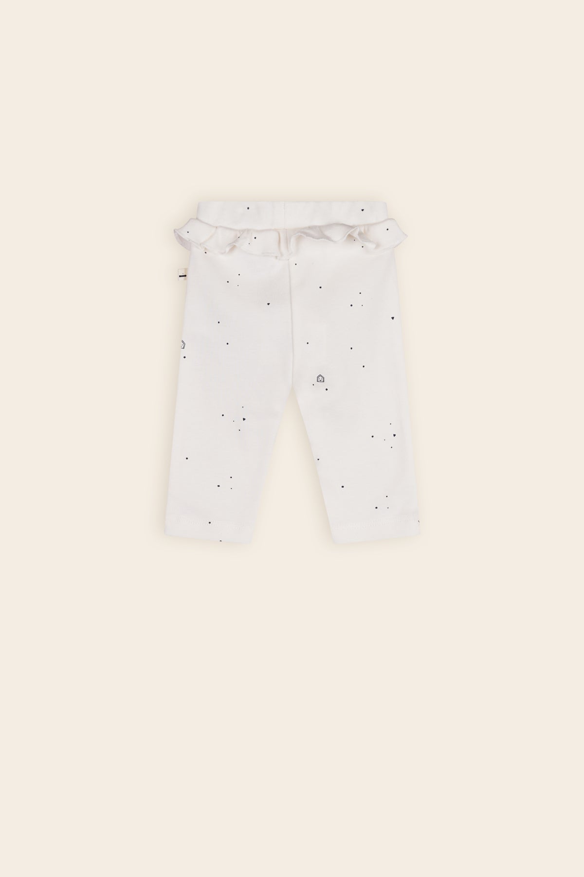 Petite Maison Skyler Jersey Broek met Ruffle AOP Navy