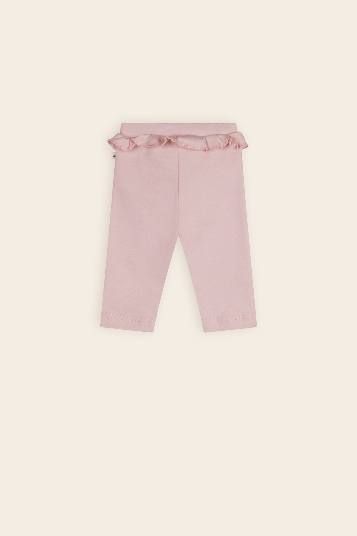 Petite Maison Skyler Jersey Broek met Ruffle Pastel Pink