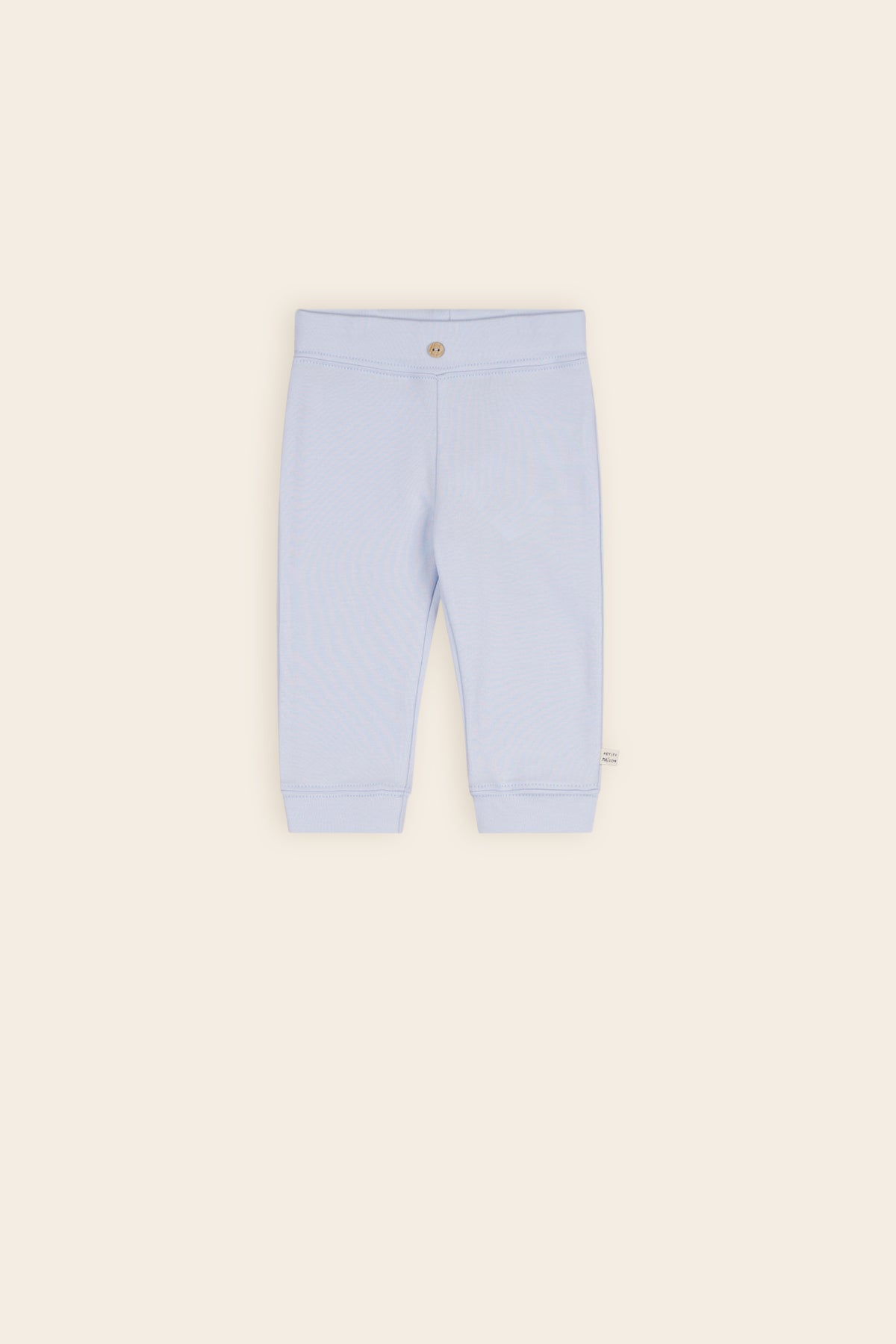 Petite Maison Sky Jersey Broek met Knoopje Heather Blue