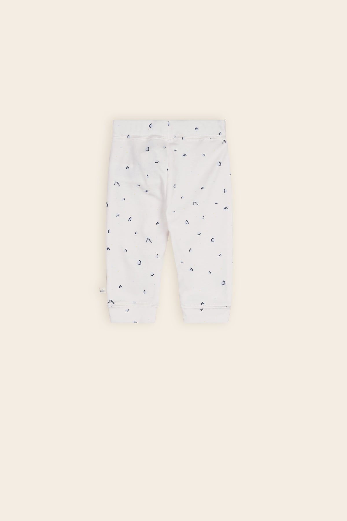 Petite Maison Sky Jersey Broek met Knoopje AOP Blue