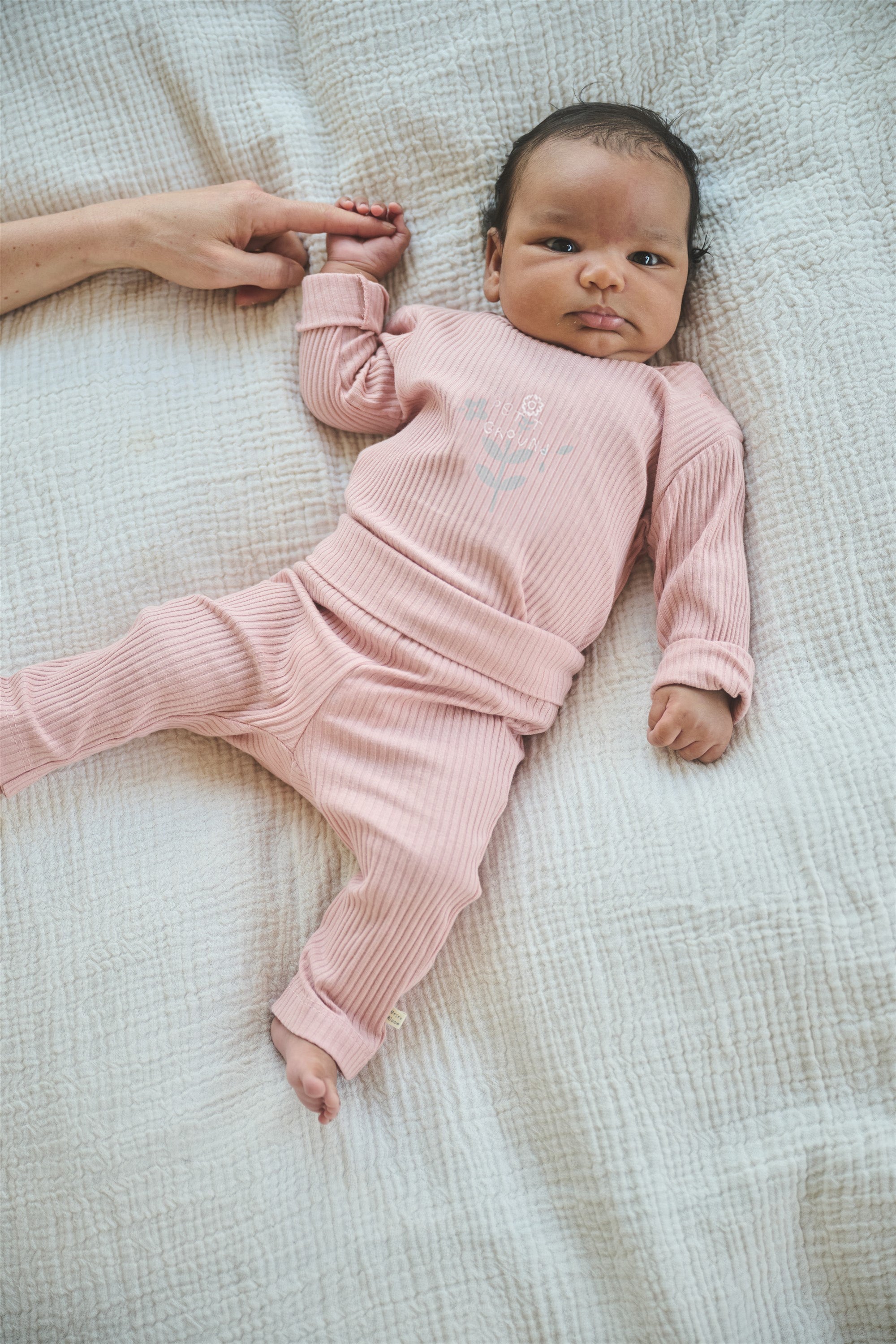 Petite Maison Seg Rib Broek Pastel Pink