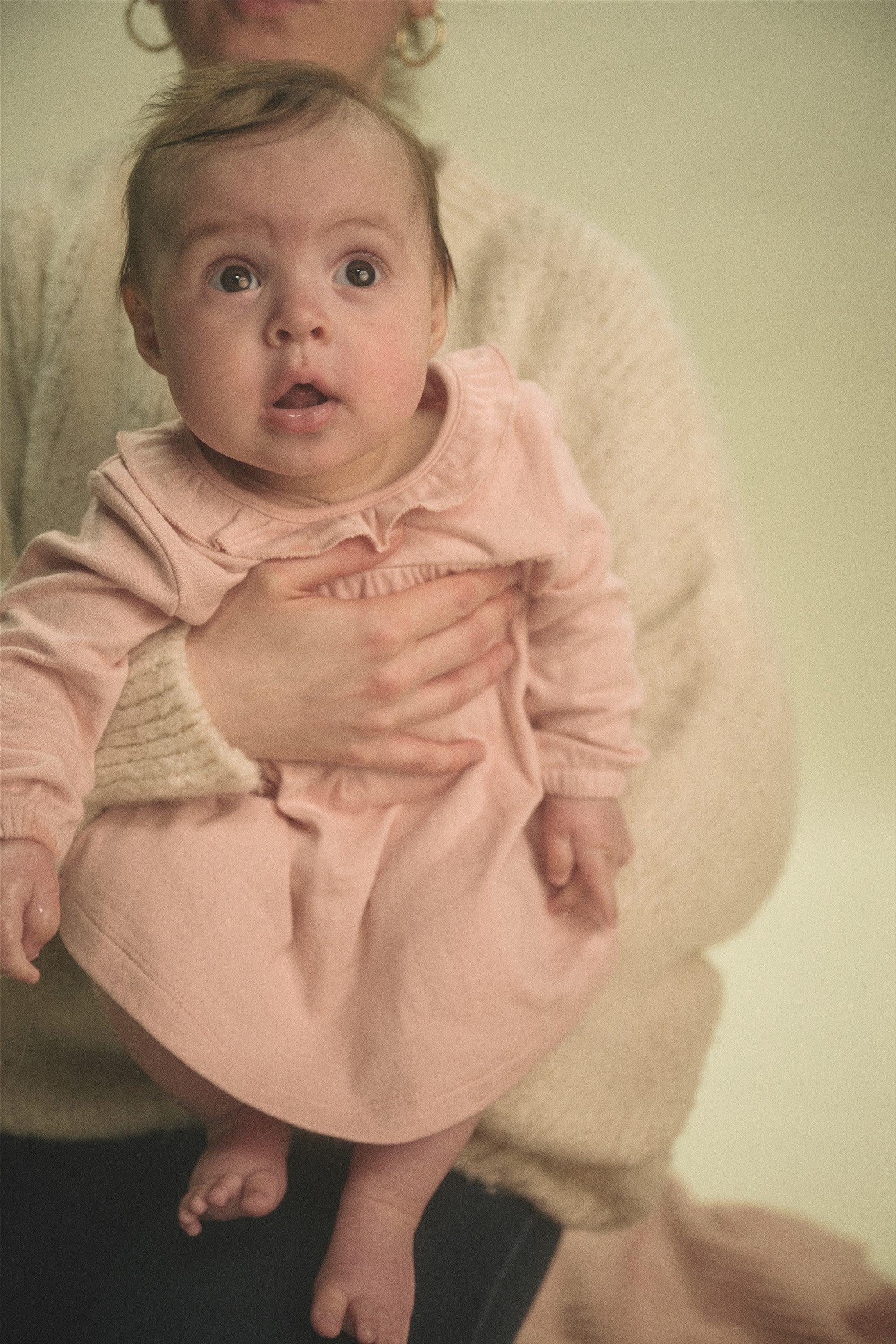 Petite Maison Max Jurk met Ruffle detail Pastel Pink