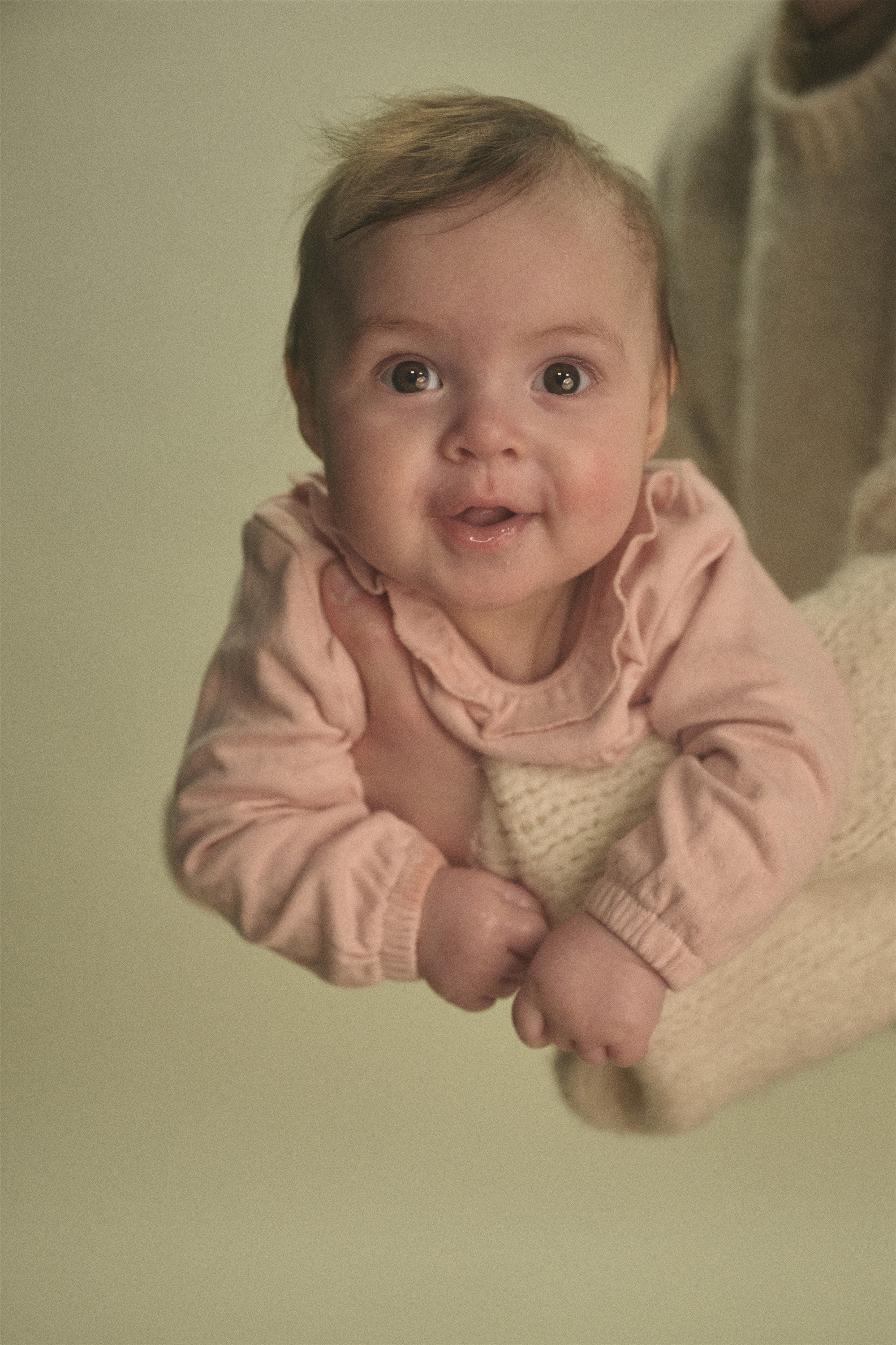 Petite Maison Max Jurk met Ruffle detail Pastel Pink