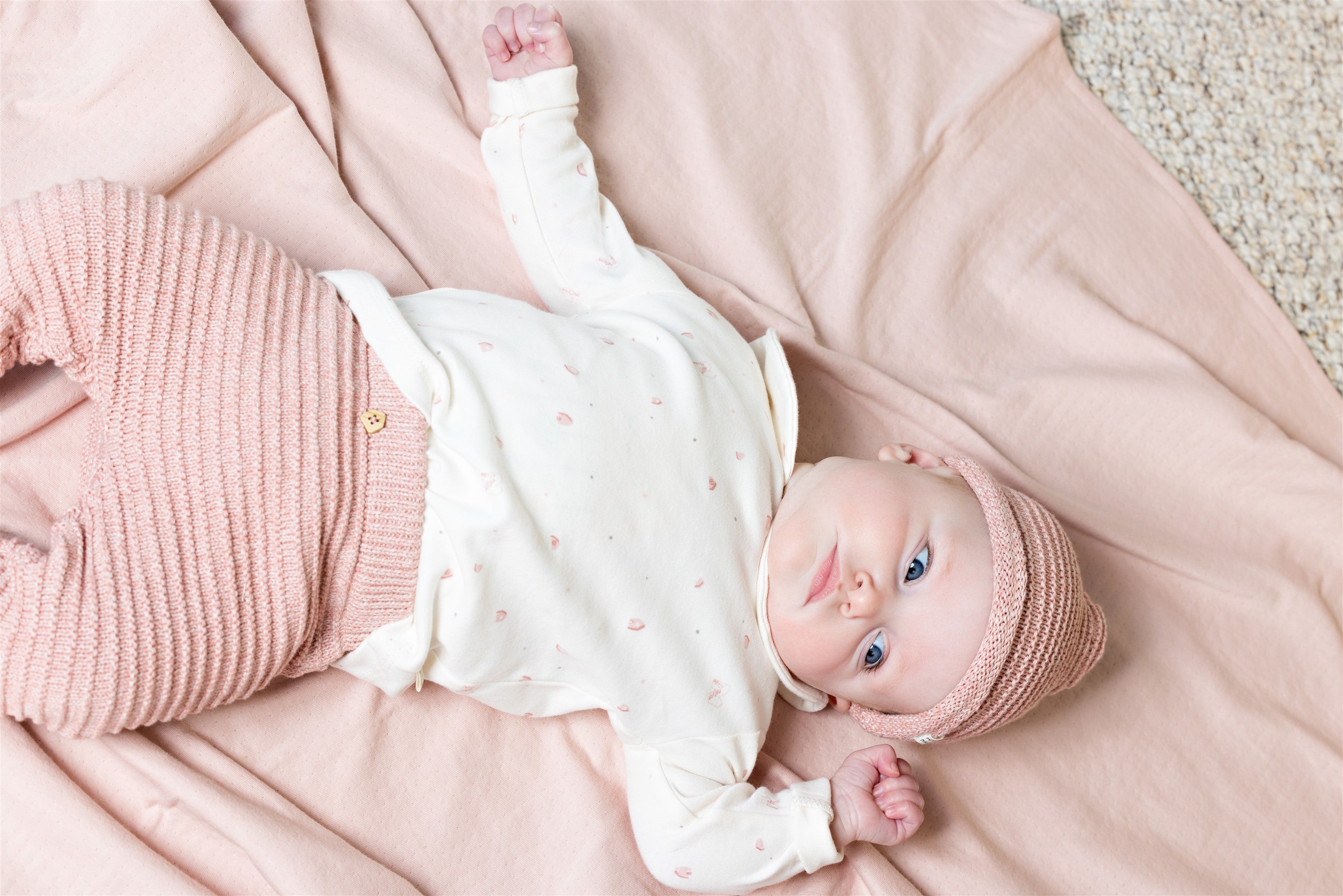 Baby T-Shirt Round Neck Pink Print