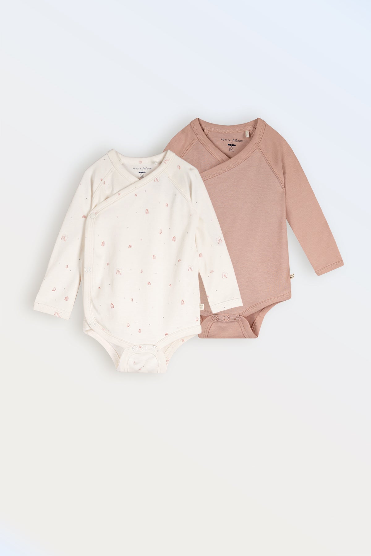 Baby 2-pak Romper Roze