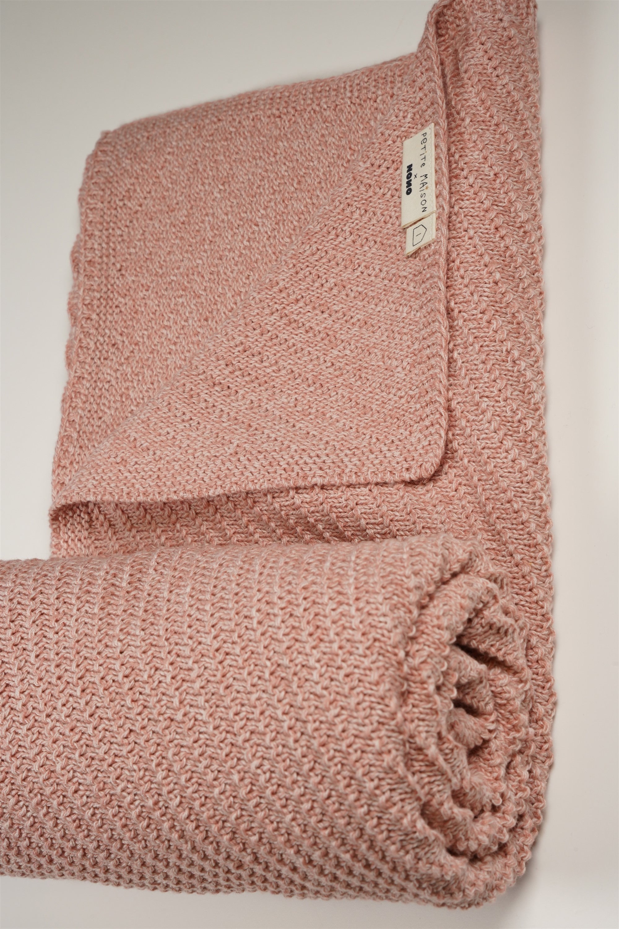 Baby Strickdecke 90cmx90cm Rosa