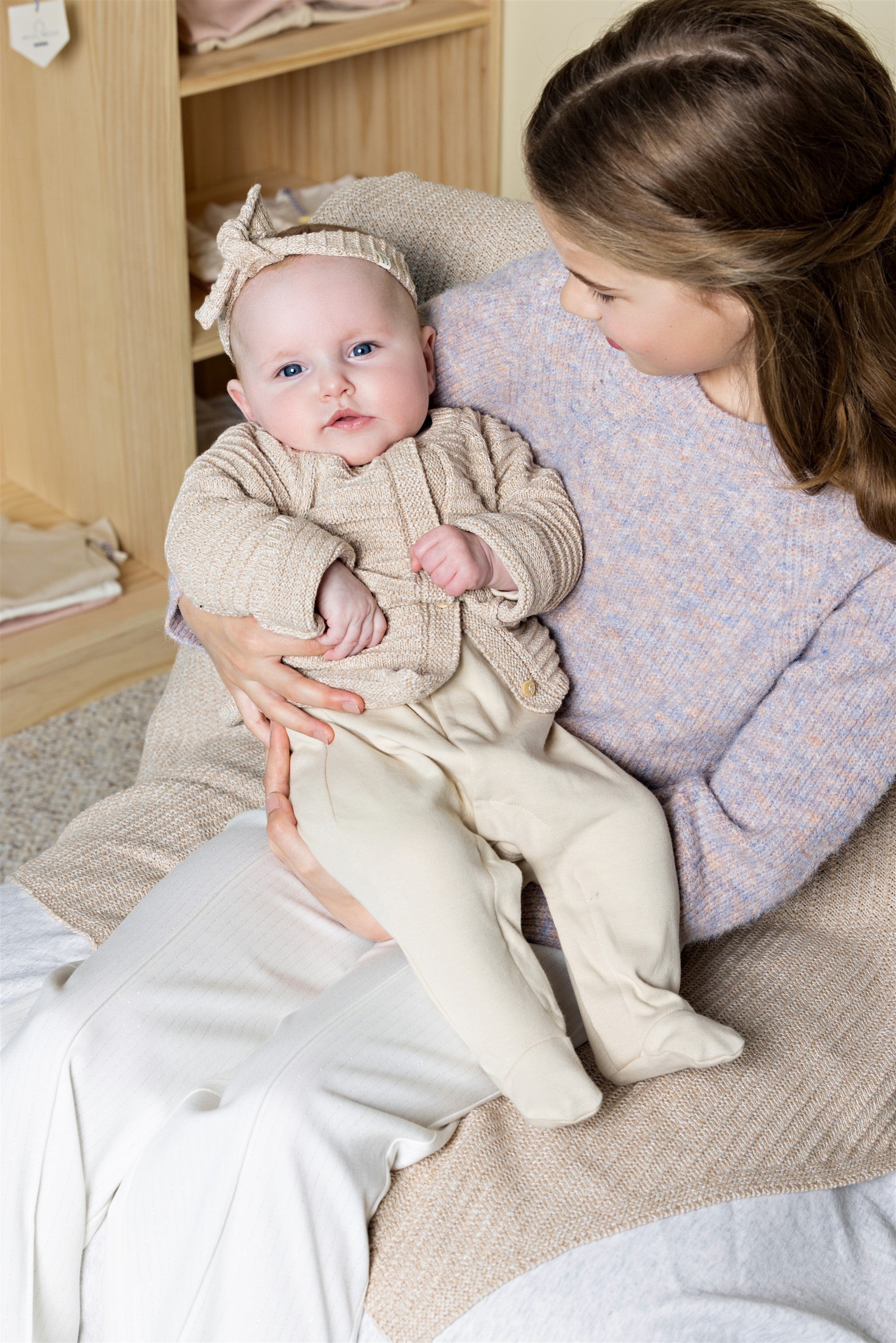 Petite Maison Kiki Gebreid Vest Oatmeal