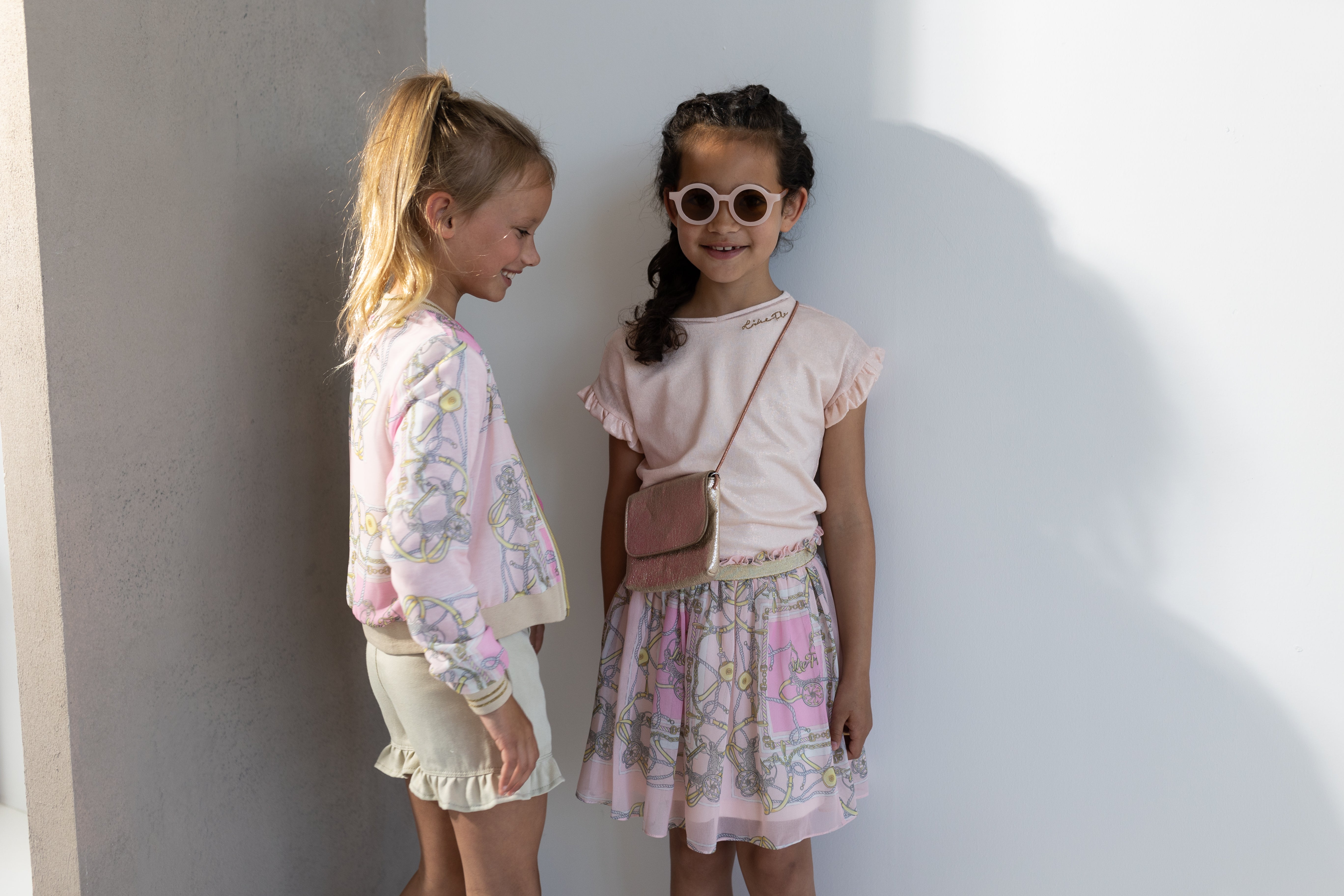 LikeFLO Flo Girls Chiffon Aop Scarf Baseball - LikeFlo